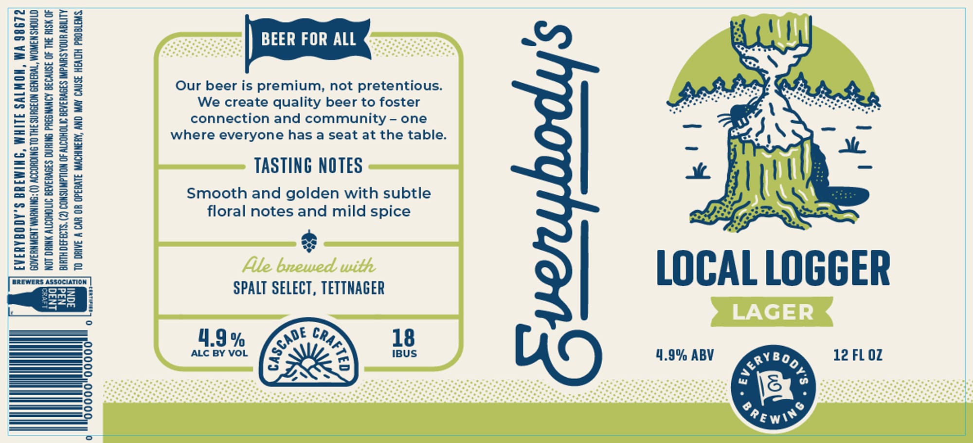 Local Logger by Everybody’s Brewing - beer label