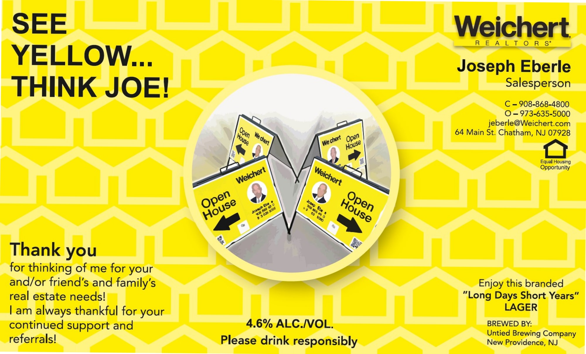 Long Days Short Years by Weichert Realtors - beer label