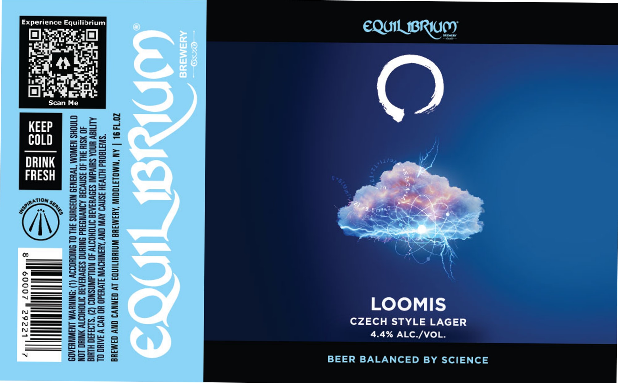 Loomis by Equilibrium Brewery - beer label