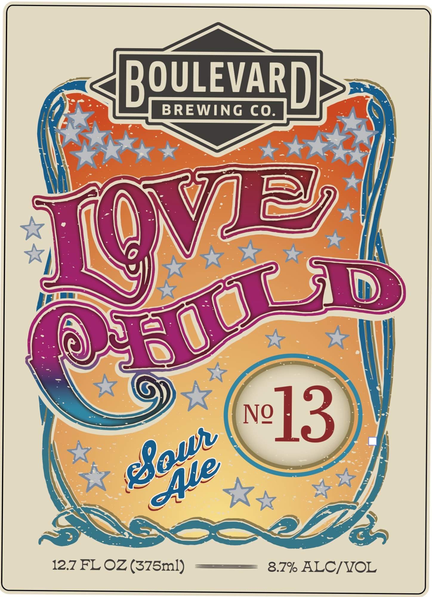 Love Child No. 13 by Boulevard Brewing Co. - beer label