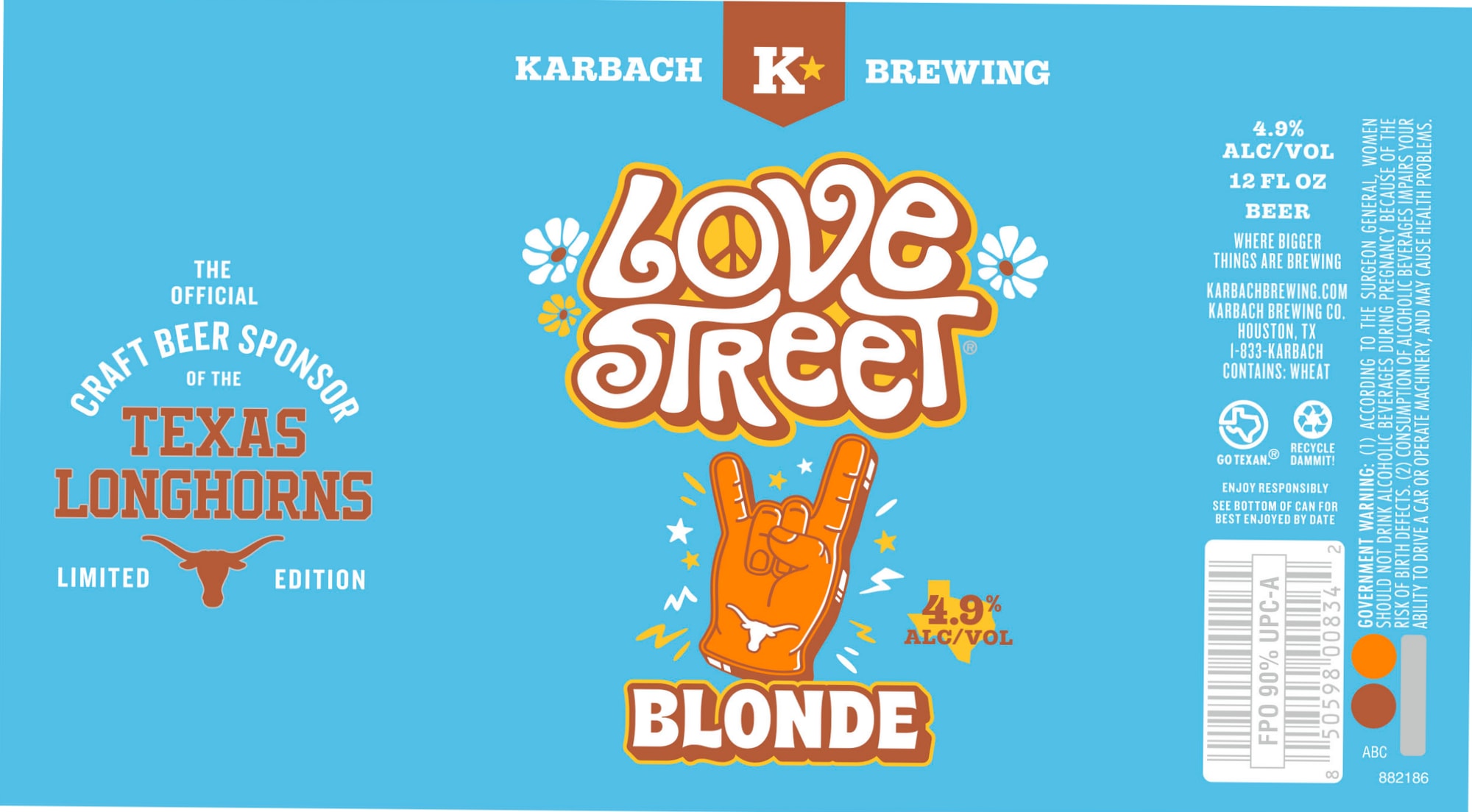 Love Street by Karbach Brewing - beer label