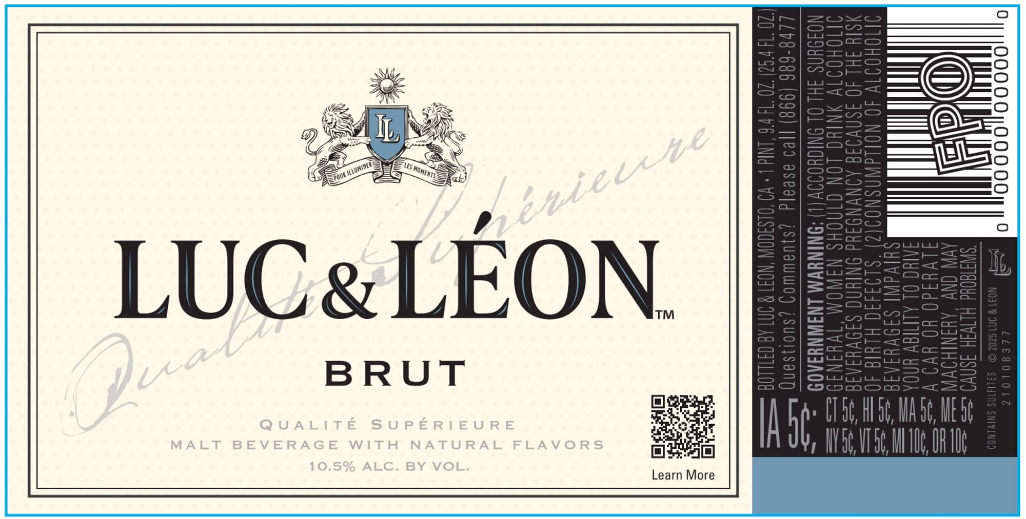 Luc & Léón Brut by Luc & Léón - beer label