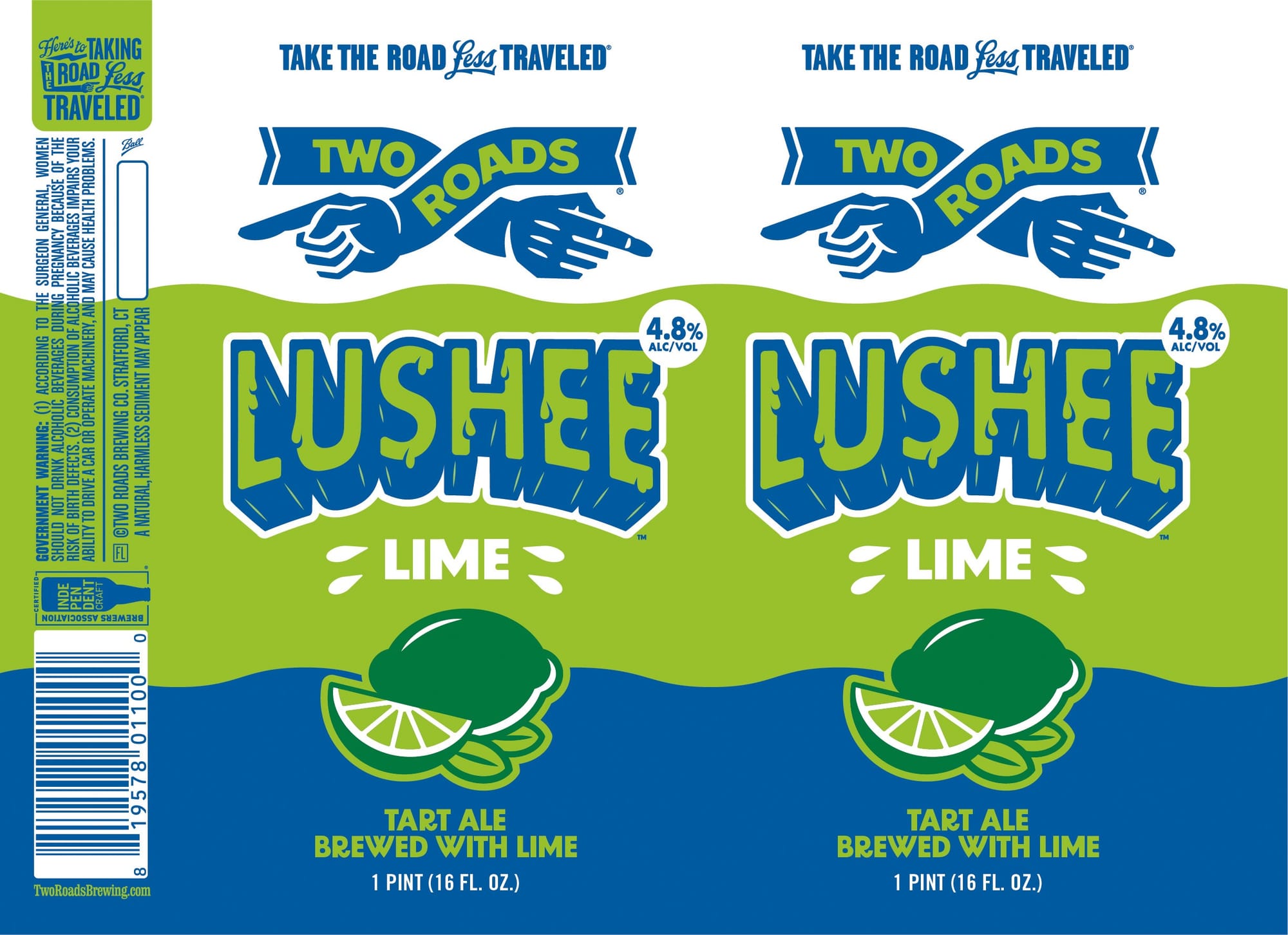 Lushee by Two Roads Brewing Co. - beer label