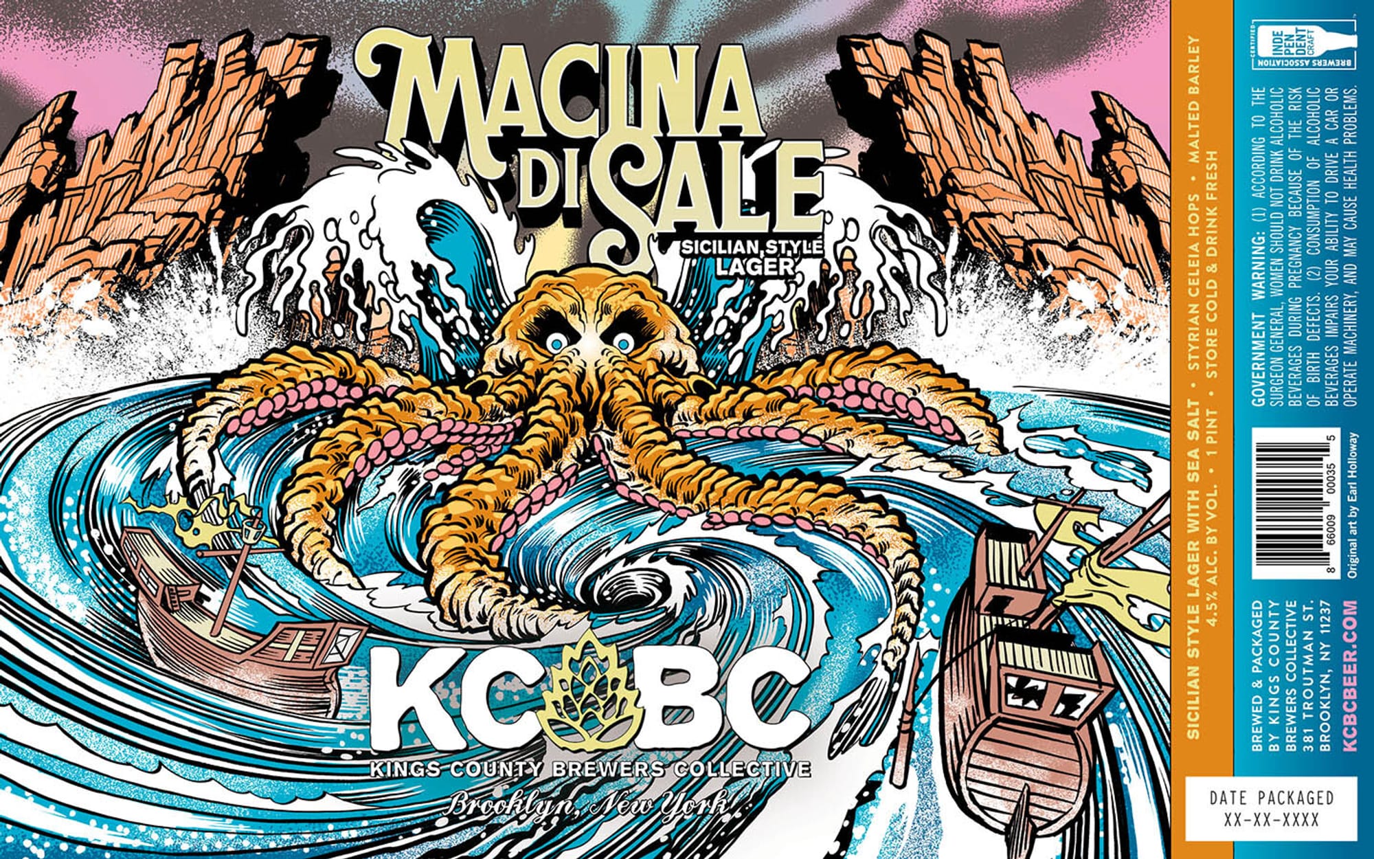 Maciale Dicale by Kings County Brewers Collective - beer label
