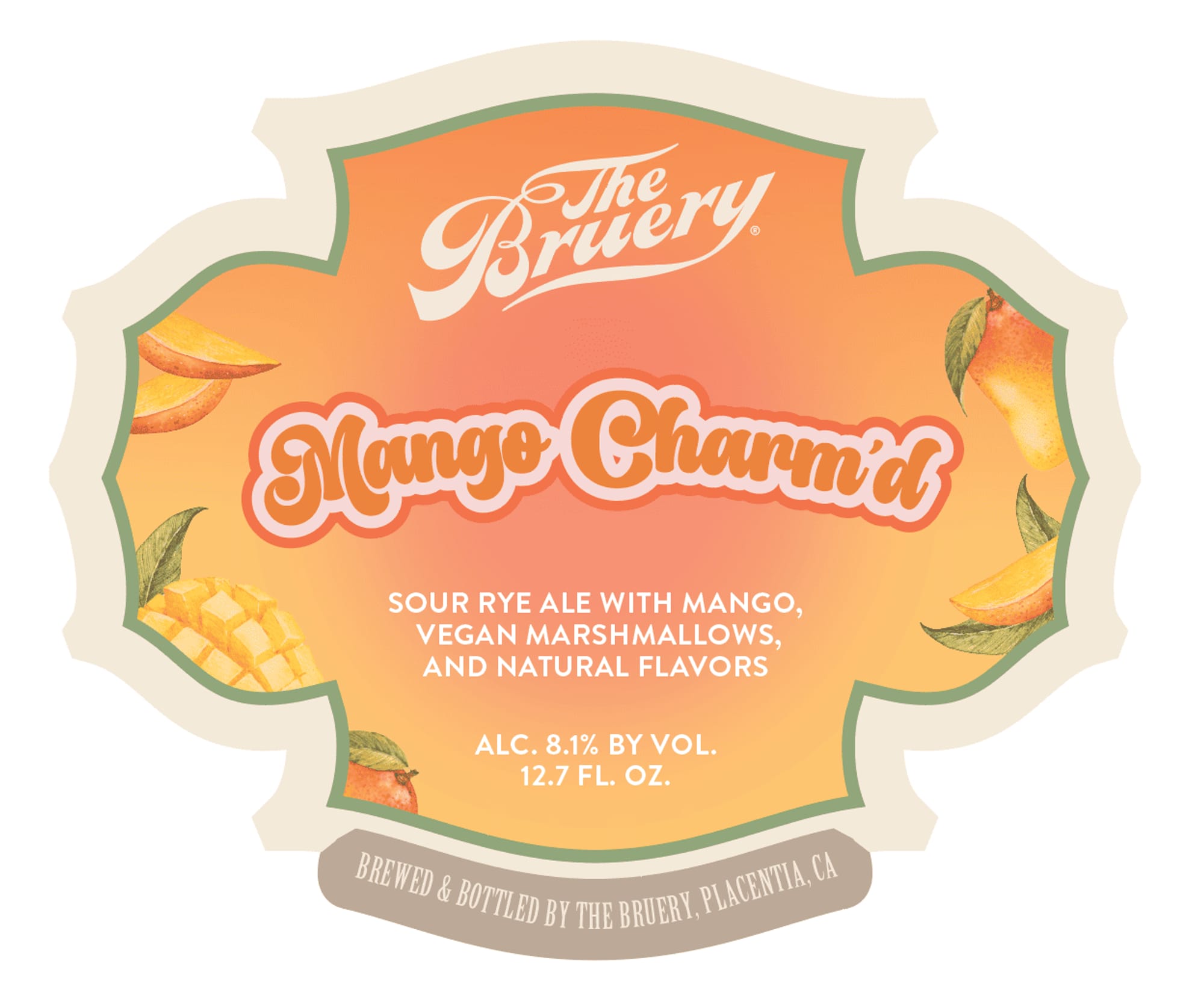 Mango Chamin by The Bruery - beer label