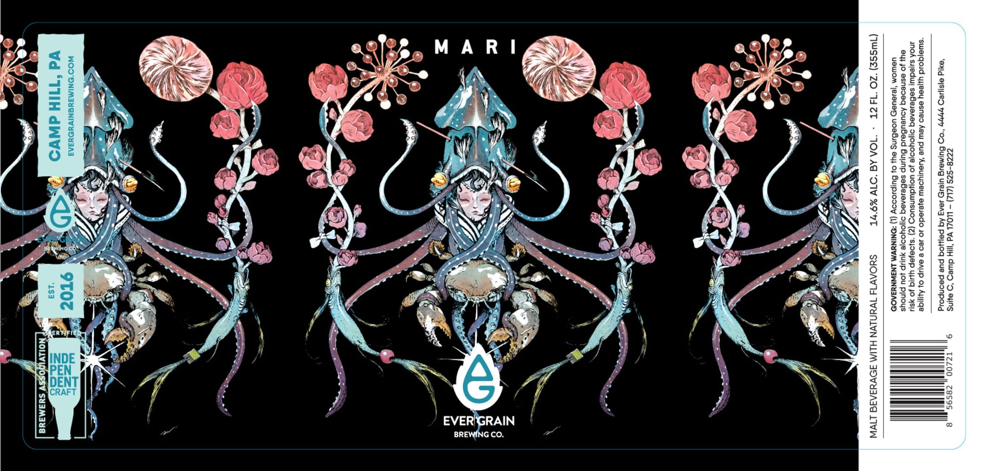Mari by Evergrain Brewing Co. - beer label