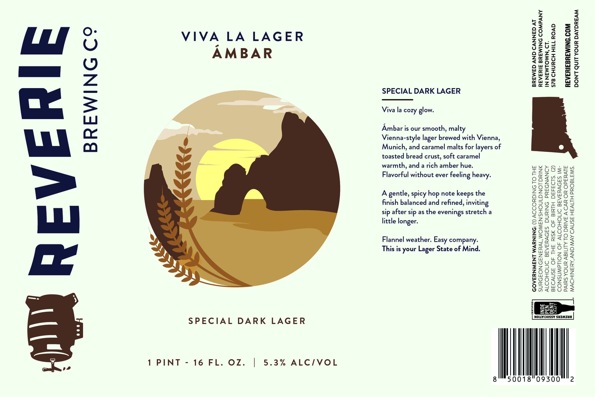 Ámbar by Reverie Brewing Co. - beer label