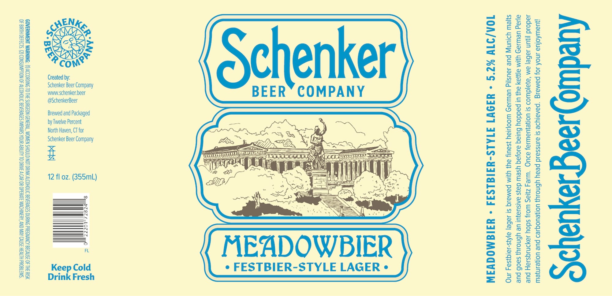 Meadowbier by Schenker Beer Company - beer label