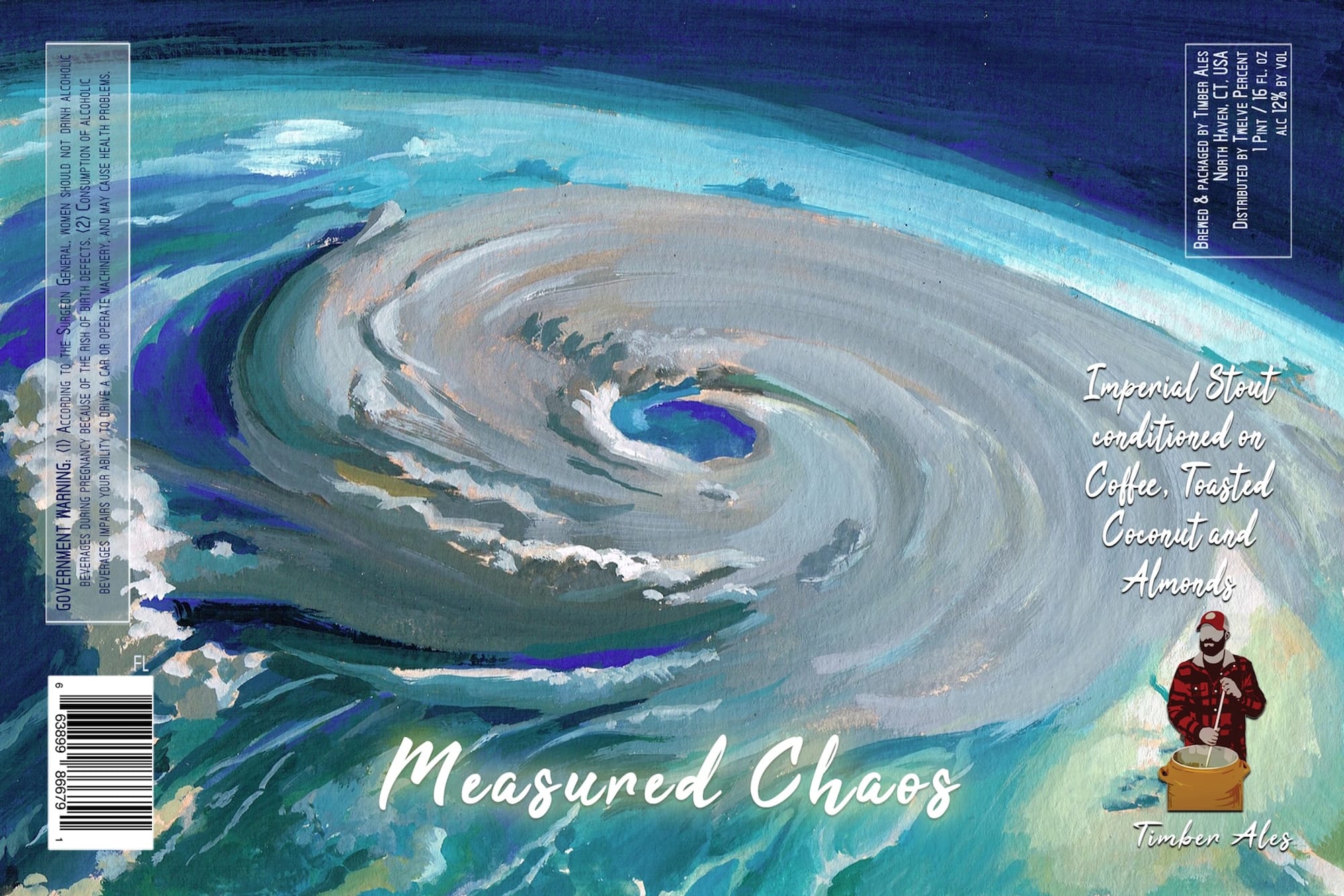 Measured Chaos by Timber Ales - beer label