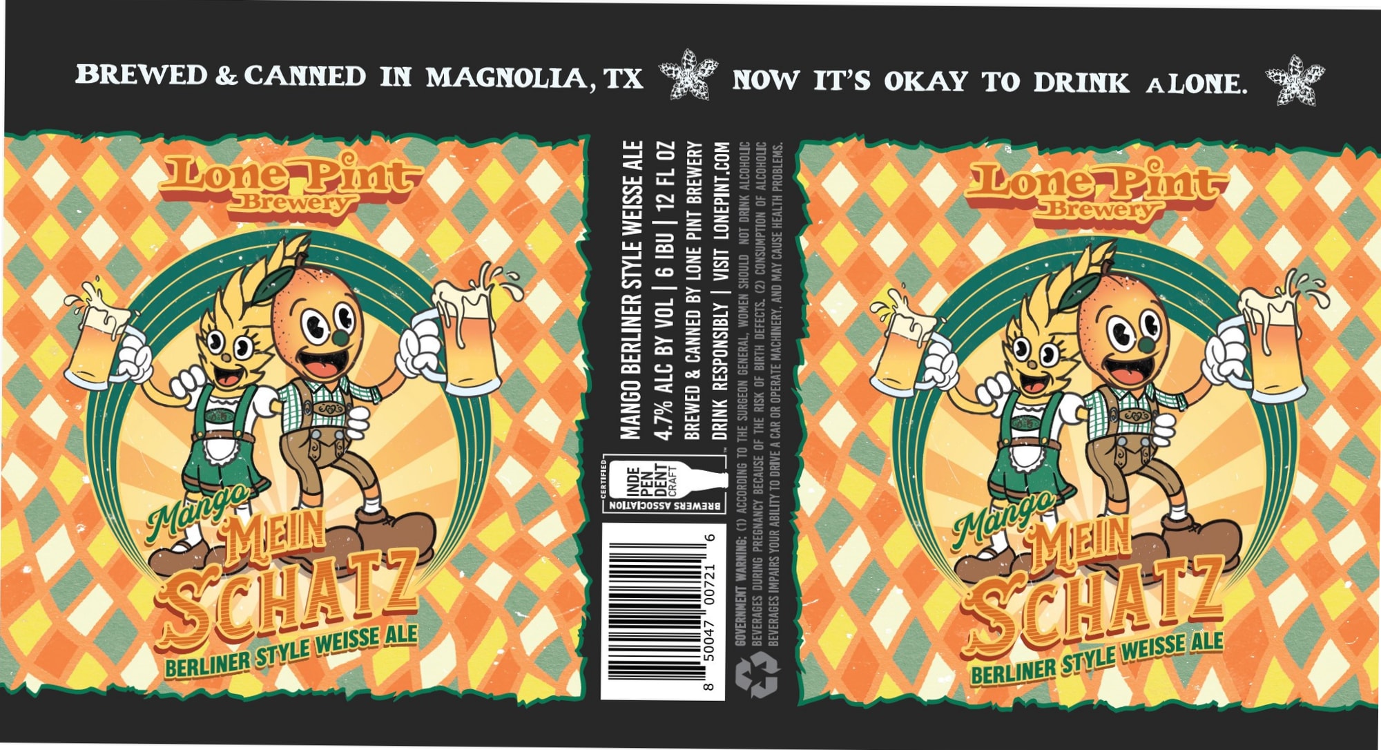 Mein Schatz by Lone Pint Brewery - beer label