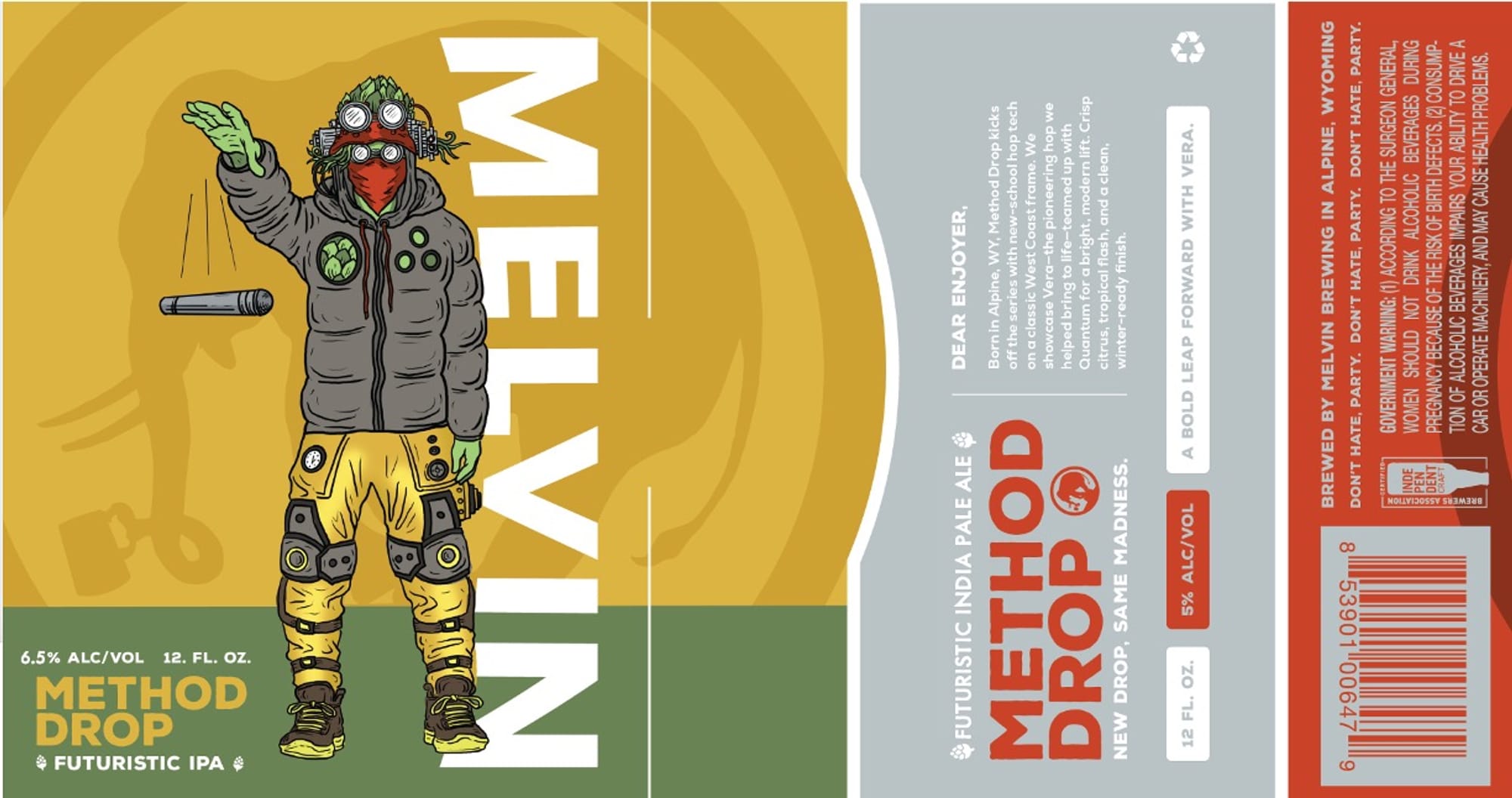 Method Drop by Melvin Brewing - beer label