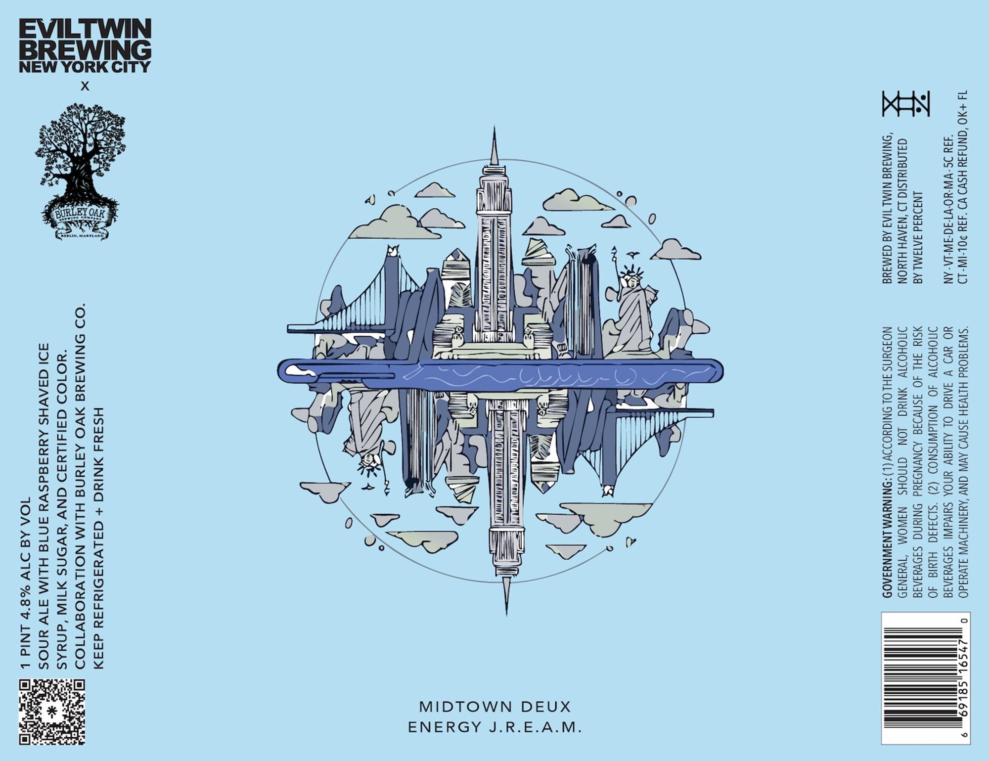 Midtown Deux by Evil Twin Brewing - beer label