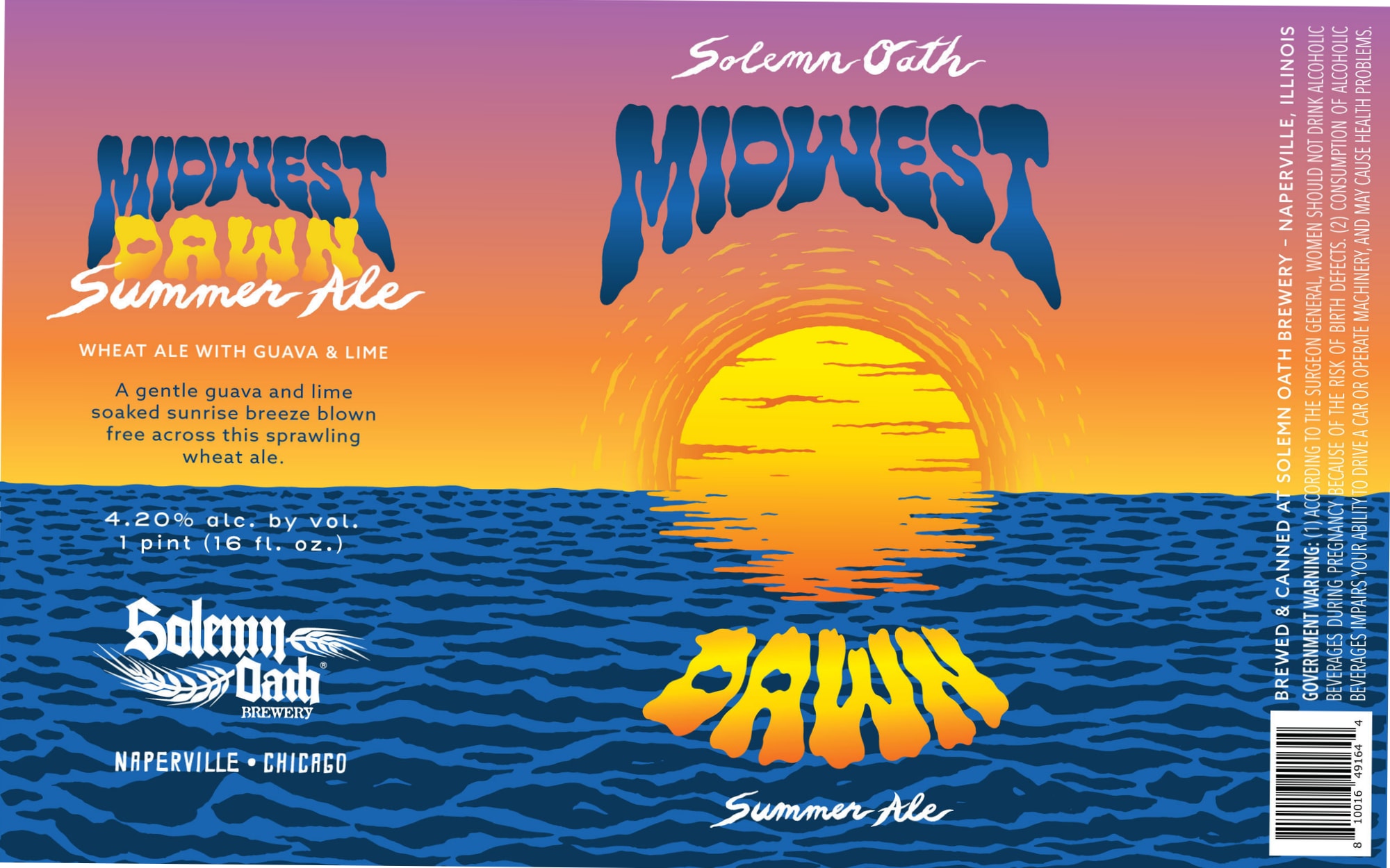 Midwest Pawn Summer Ale by Solemn Oath Brewery - beer label
