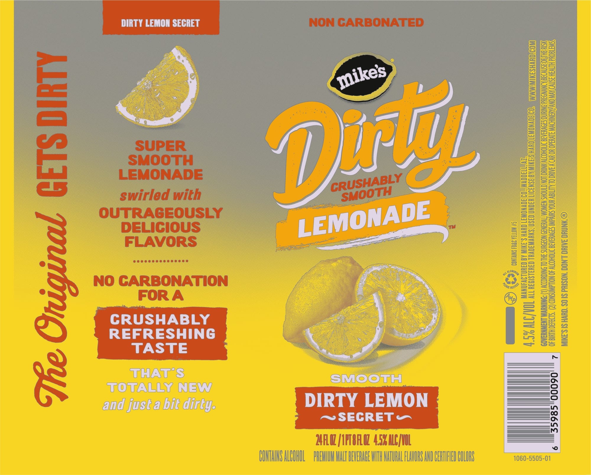 Dirty Lemon Secret by Mike's Hard Lemonade - beer label