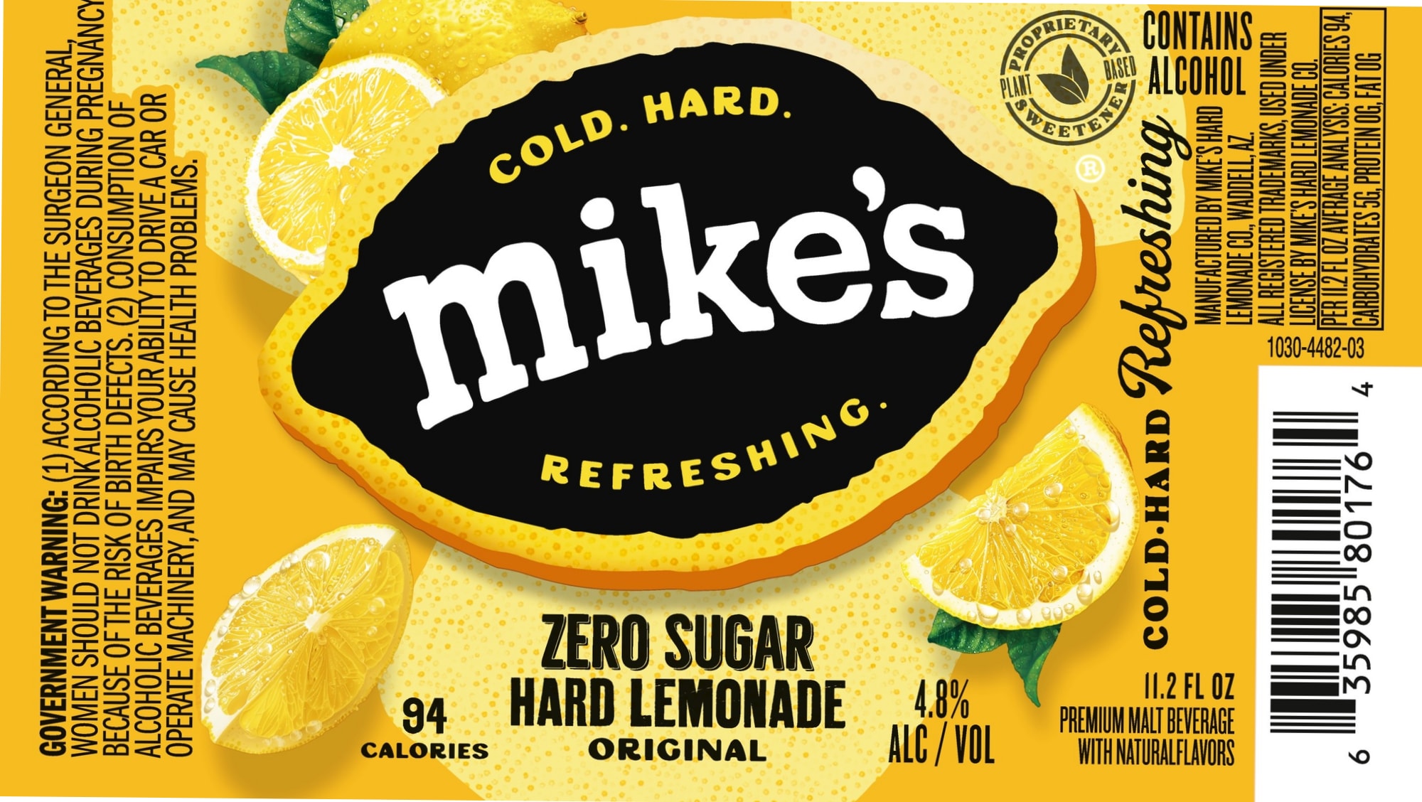 Mike’s Hard Lemonade Original by Mike’s Hard Lemonade Co. - beer label