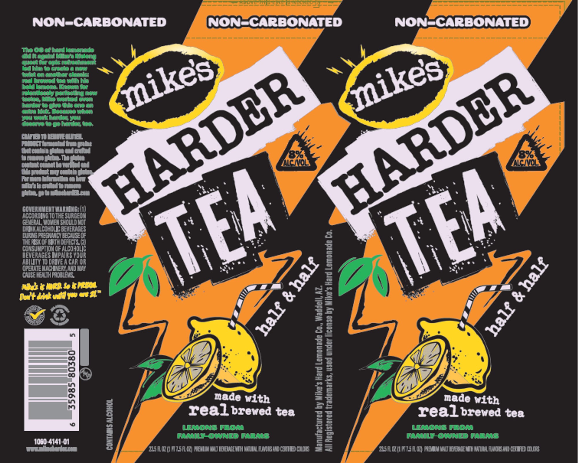 Mike's Harder Tea by Mike's Hard Lemonade Co. - beer label