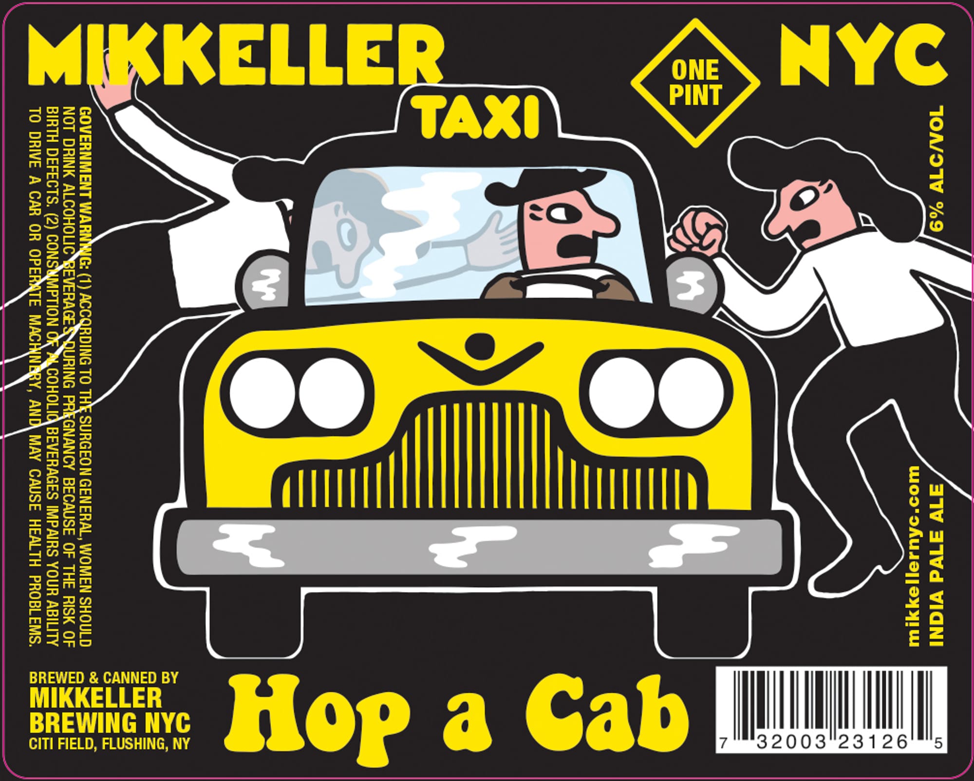 Hop a Cab by Mikkeller Brewing NYC - beer label