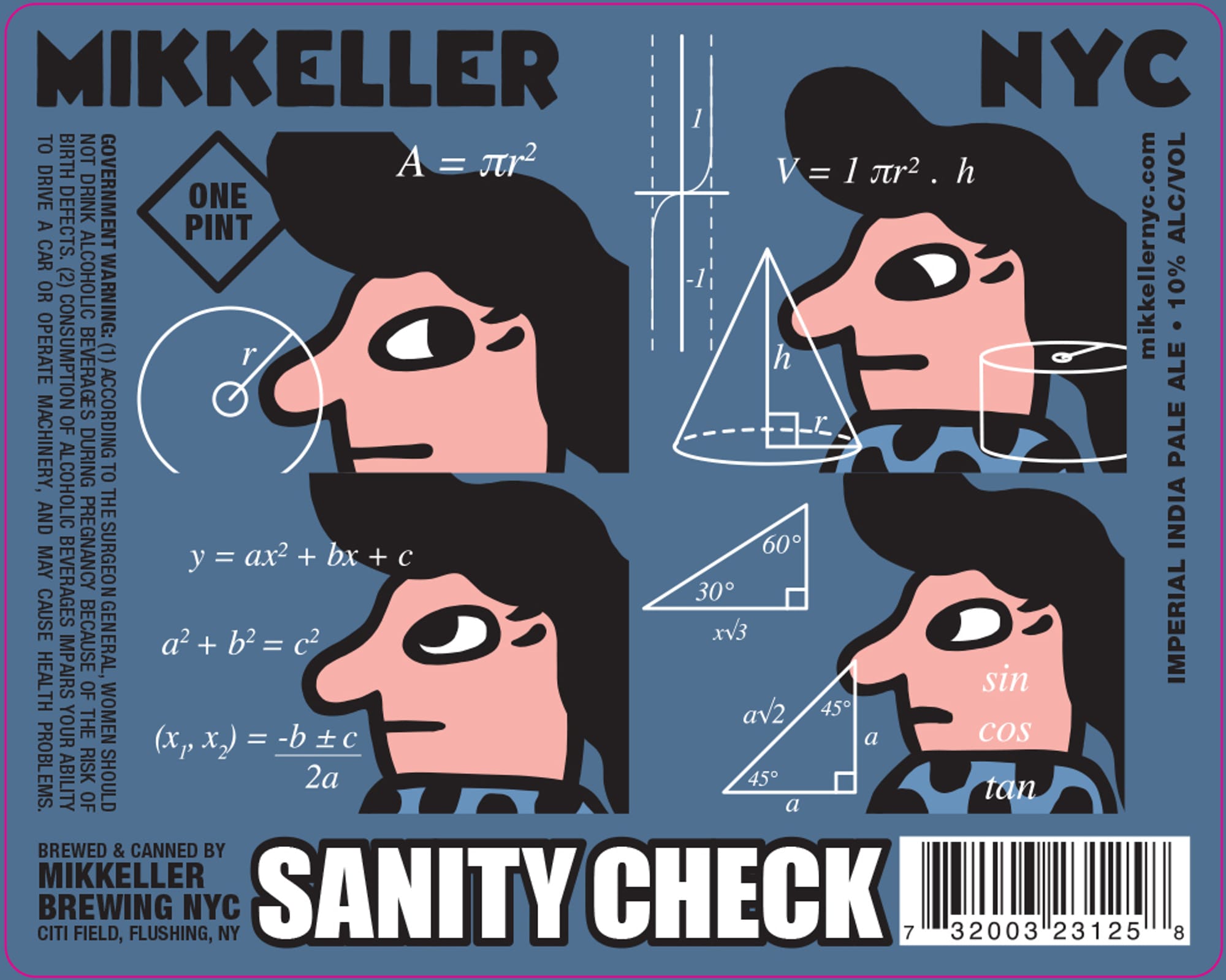 Sanity Check by Mikkeller Brewing NYC - beer label