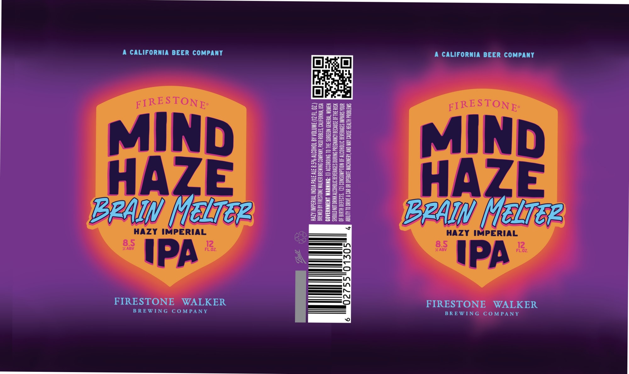 Mind Haze by Firestone Walker Brewing Company - beer label