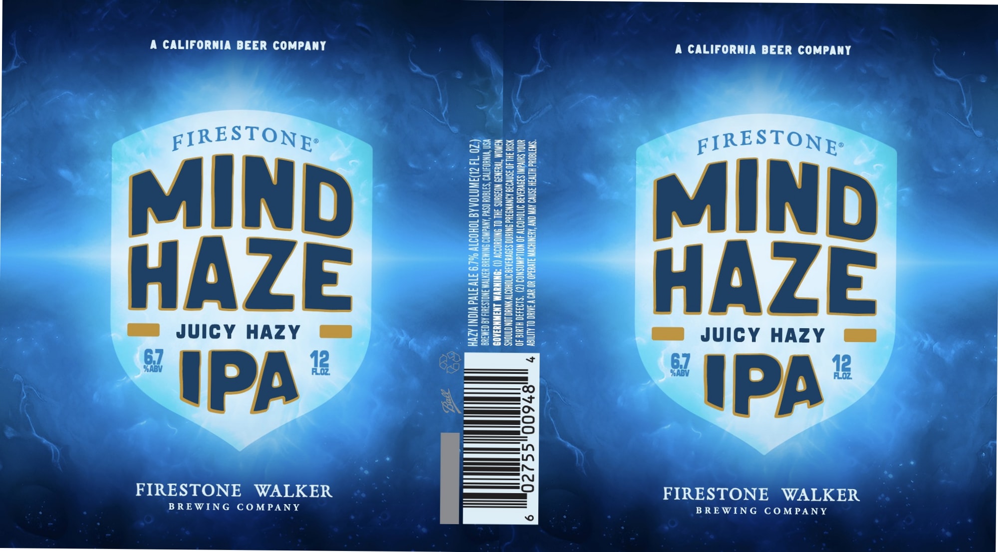 Mind Haze by Firestone Walker Brewing Company - beer label