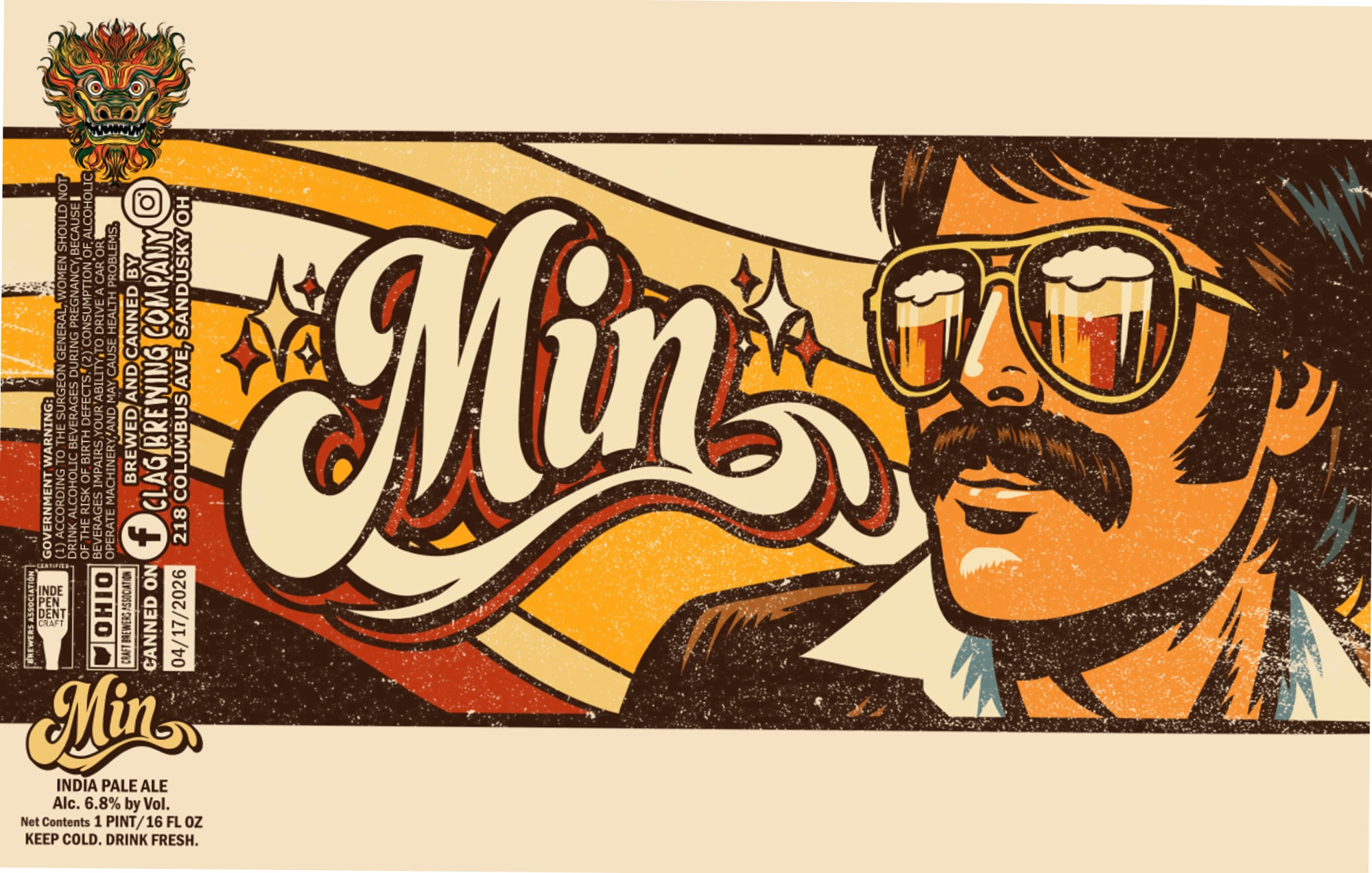Miw by Clash & Cask Brewing Company - beer label