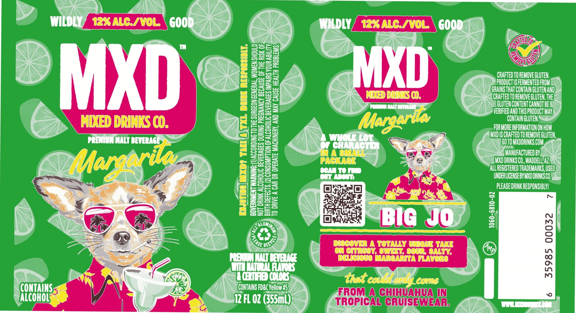MXD Margarita by Mixed Drinks Co. - beer label