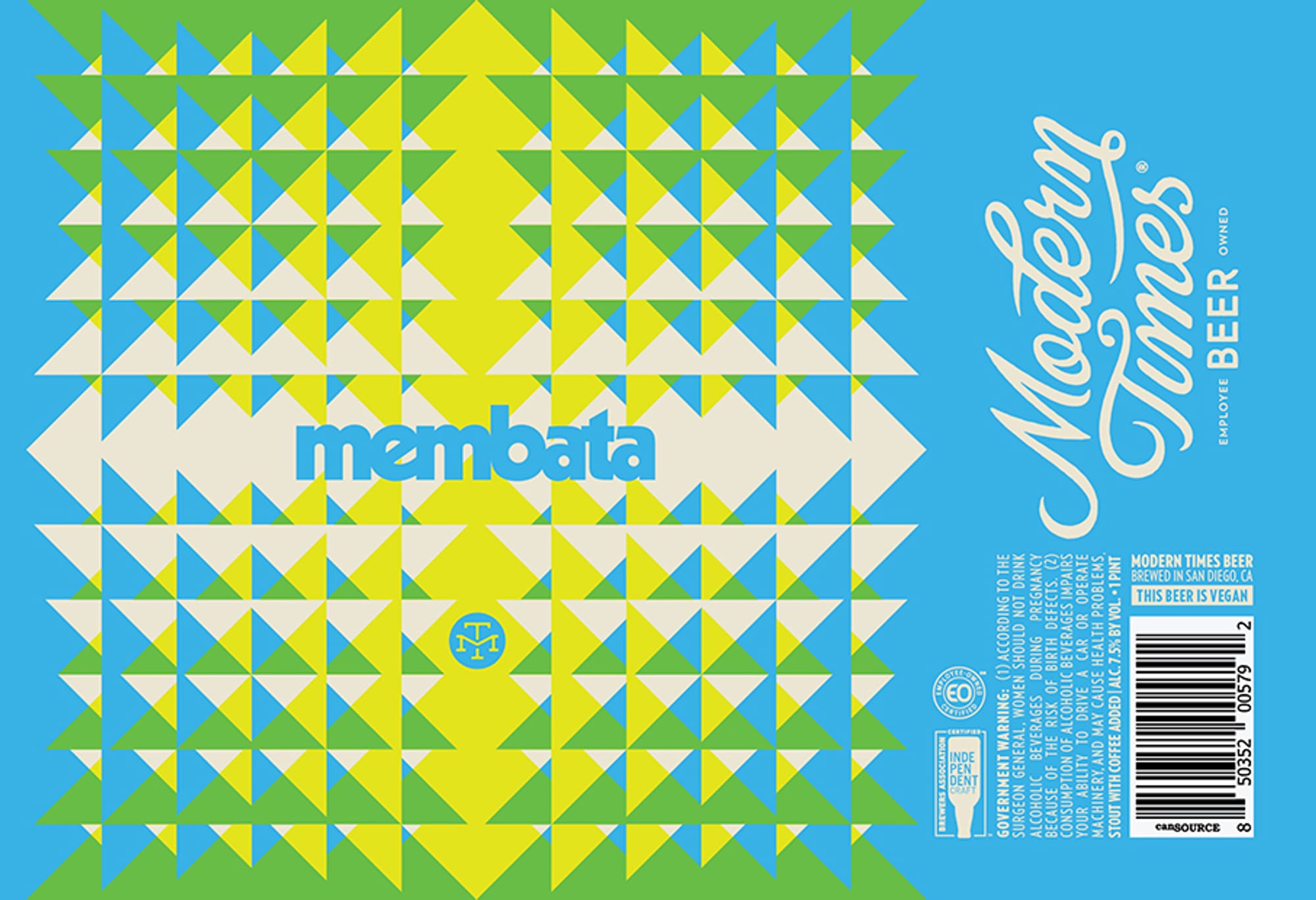 Membata by Modern Times Beer - beer label