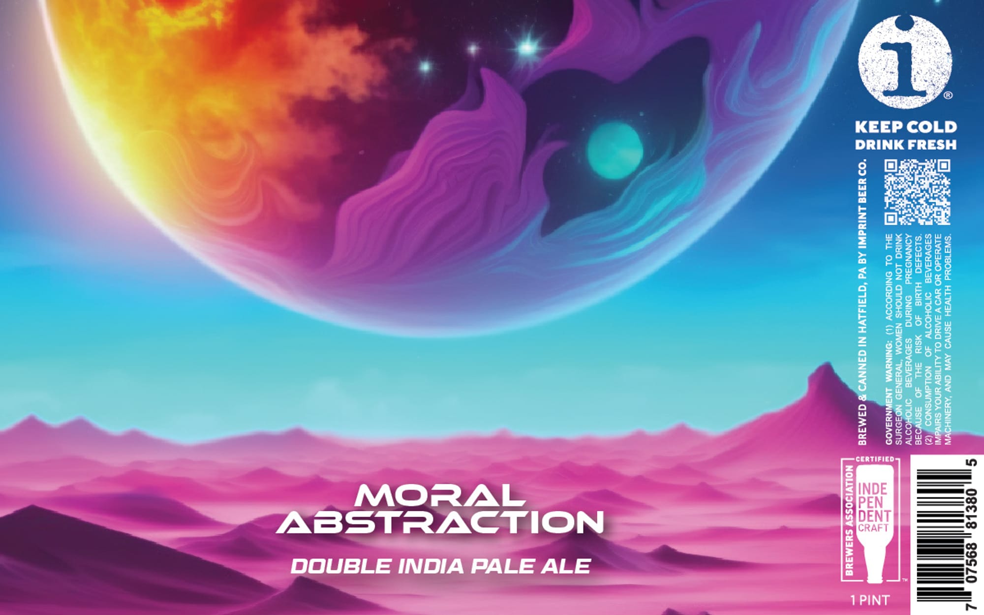 Moral Abstraction by Imprint Beer Co. - beer label