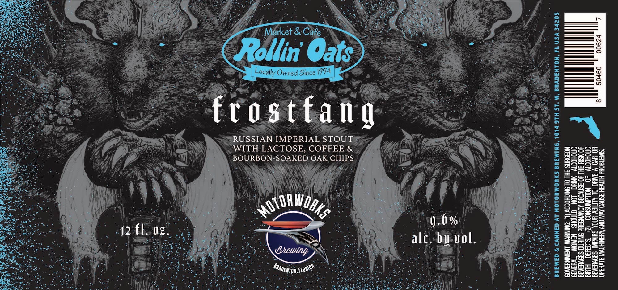 Frostfang by Motorworks Brewing - beer label