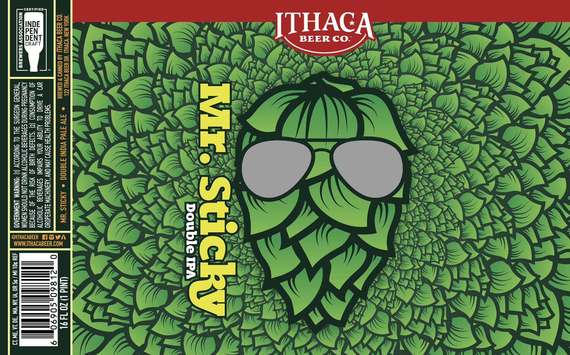 Mr. Sticky by Ithaca Beer Co. - beer label