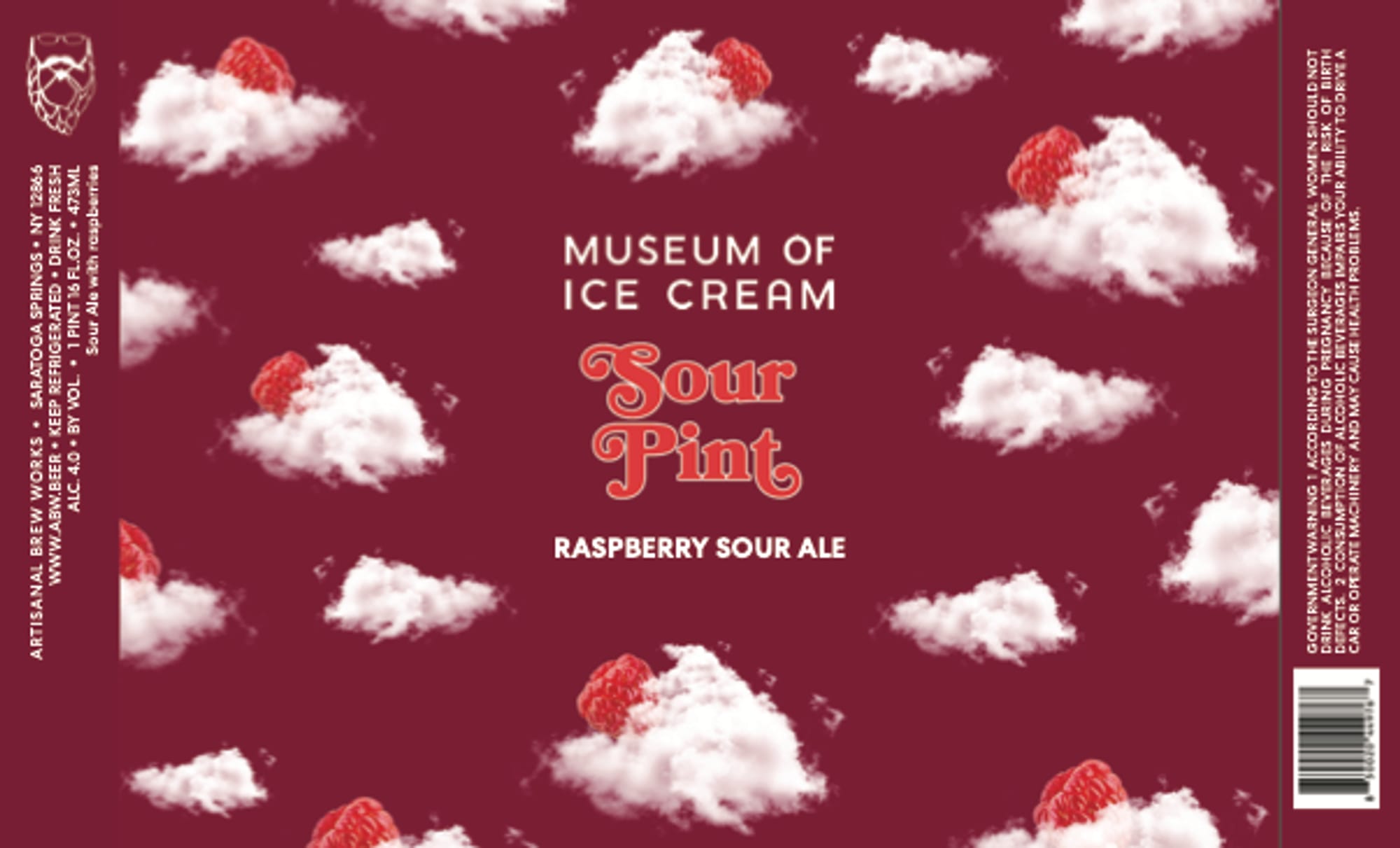 Museum of Ice Cream Sour Pint by Alias Beer Works - beer label