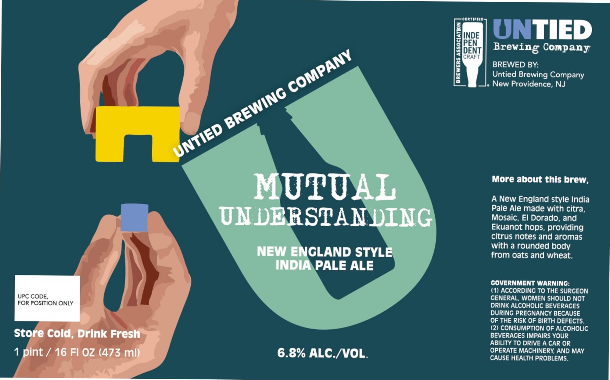 Mutual Understanding by Untied Brewing Company - beer label