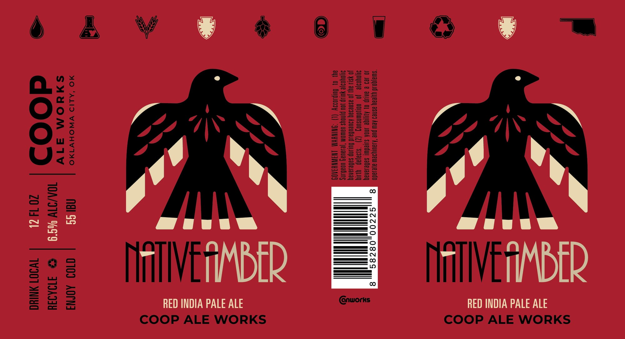 Native Amber by Coop Ale Works - beer label