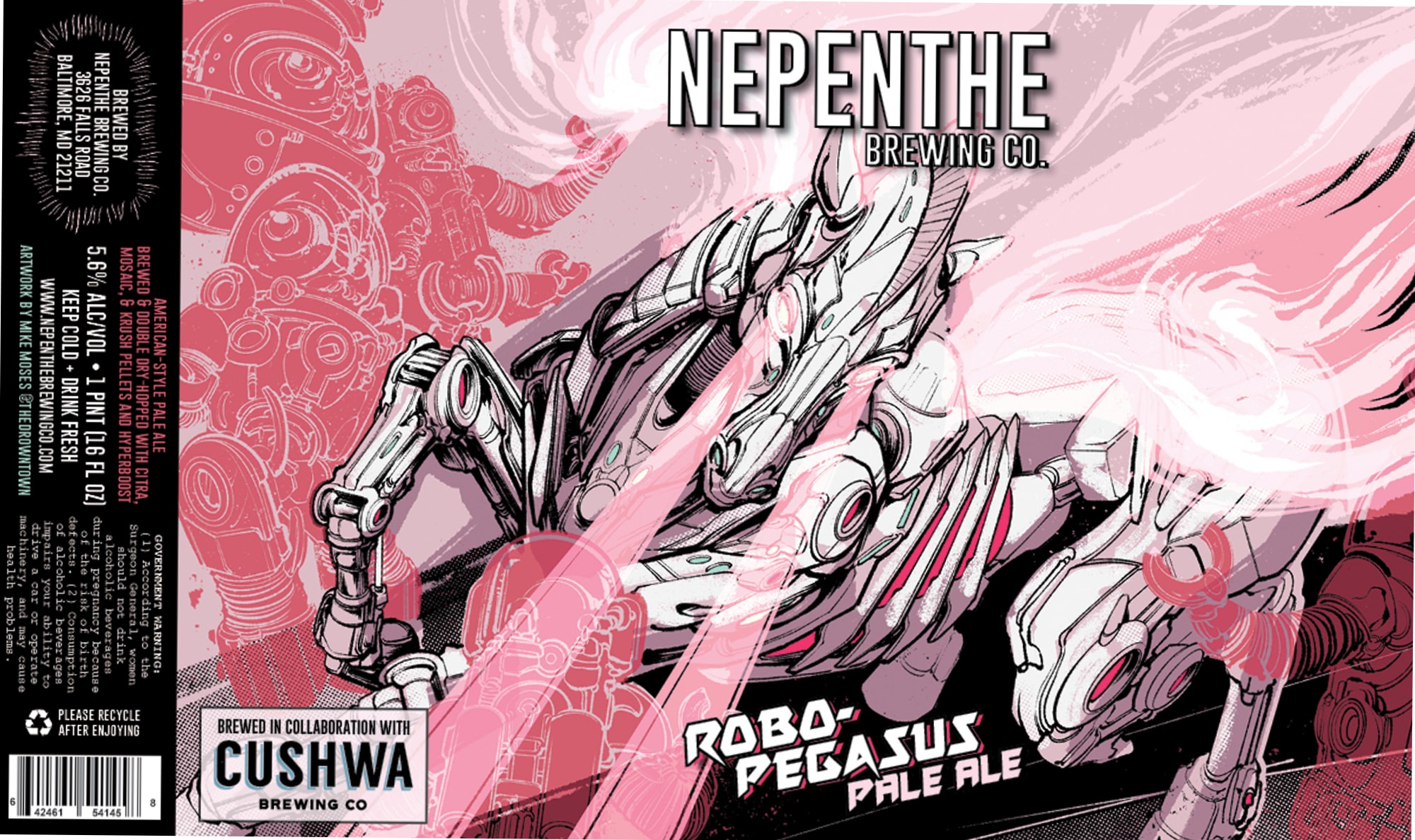 Nepenthe Pale Ale by Nepenthe Brewing Co. - beer label