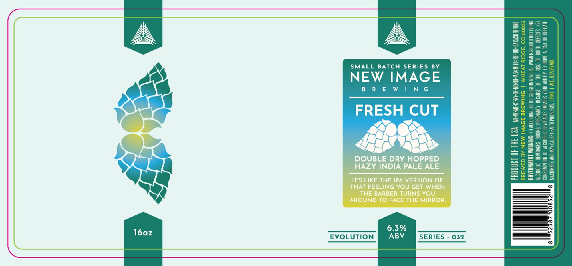 Fresh Cut by New Image Brewing - beer label