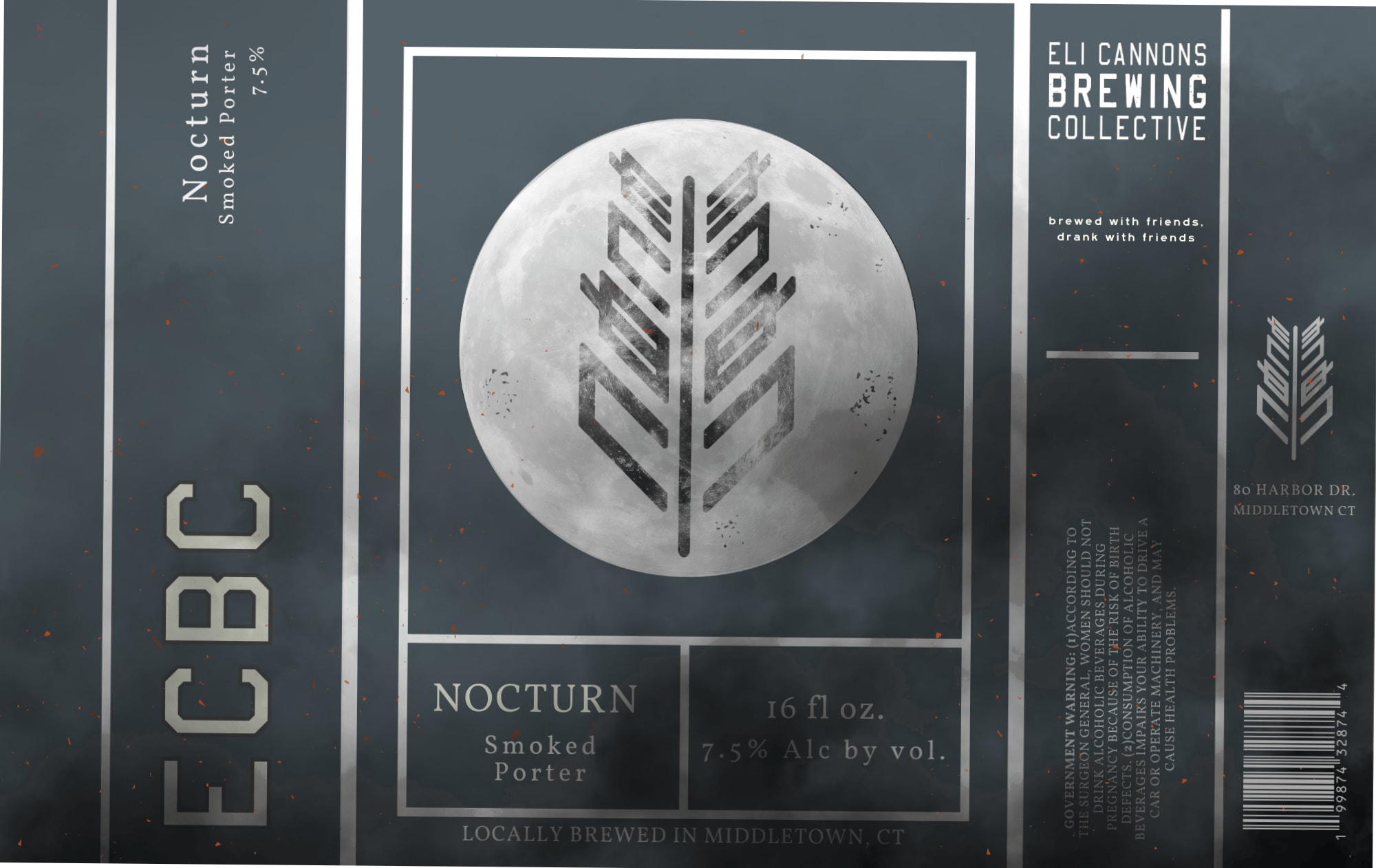 Nocturn by Eli Cannons Brewing Collective - beer label