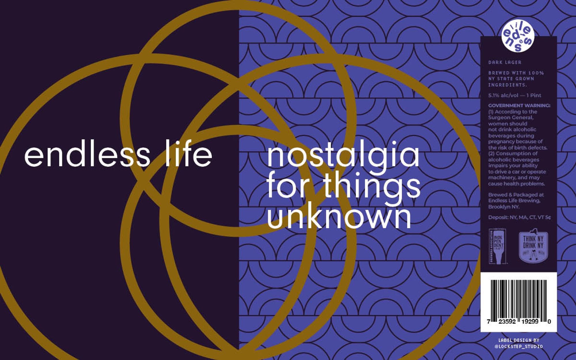 Nostalgia for Things Unknown by Endless Life Brewing - beer label