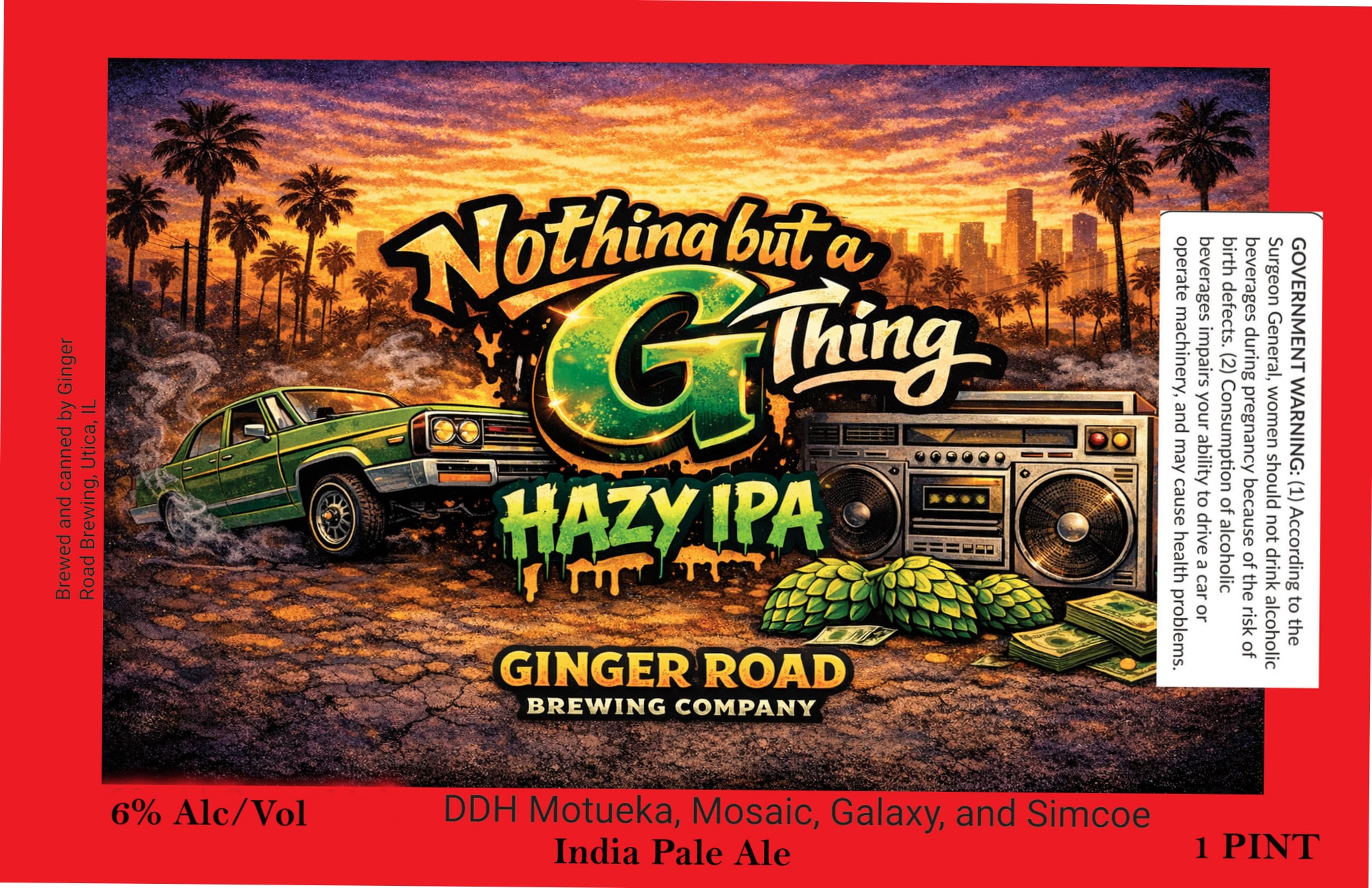Nothing but a Thing by Ginger Road Brewing Company - beer label