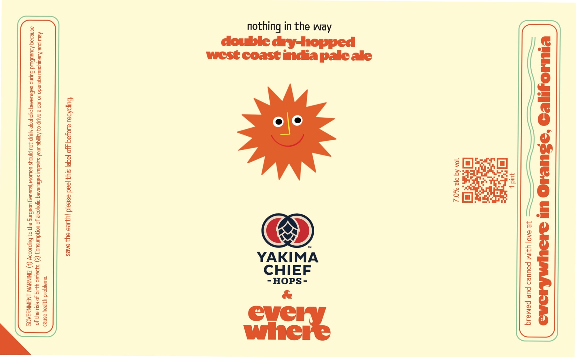 nothing in the way by Yakima Chief Hops & Everywhere - beer label