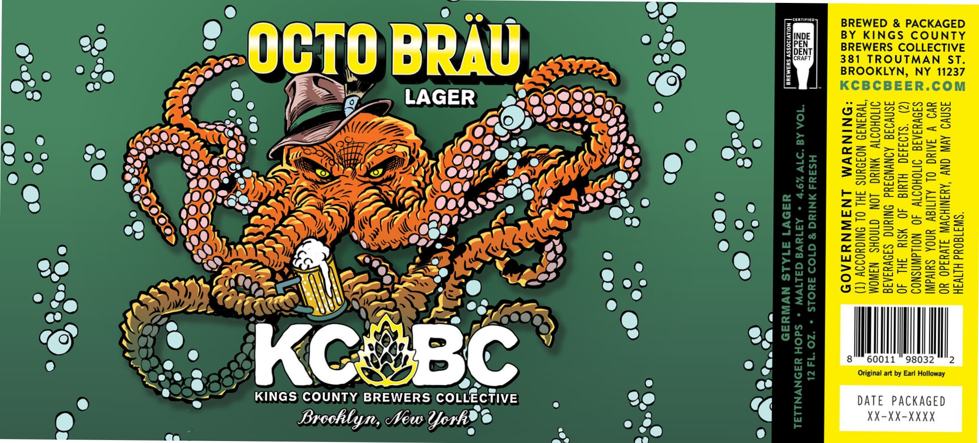 October Bräu by Kings County Brewers Collective - beer label