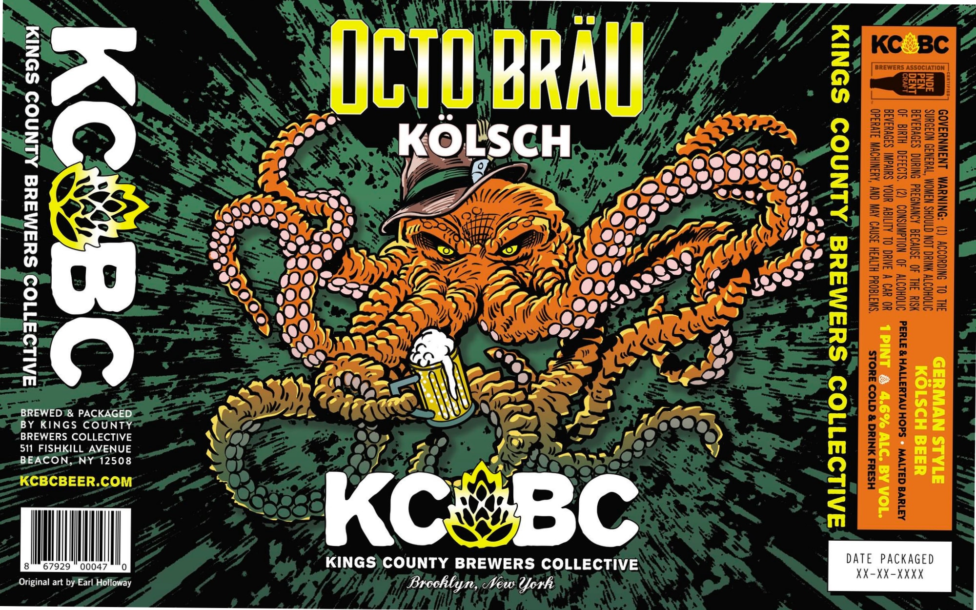 Octoberbräu by Kings County Brewers Collective - beer label