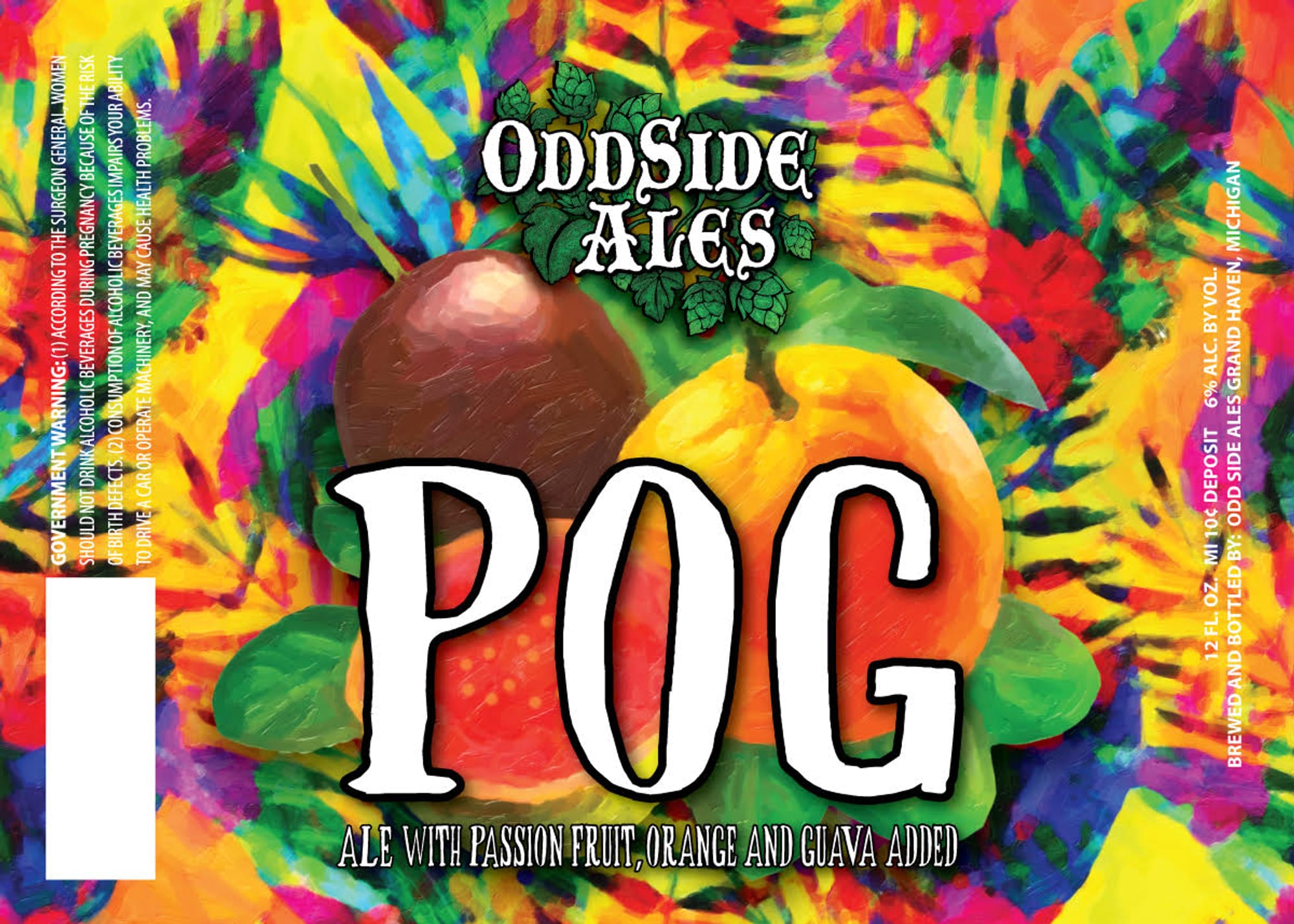 POG by Oddside Ales - beer label