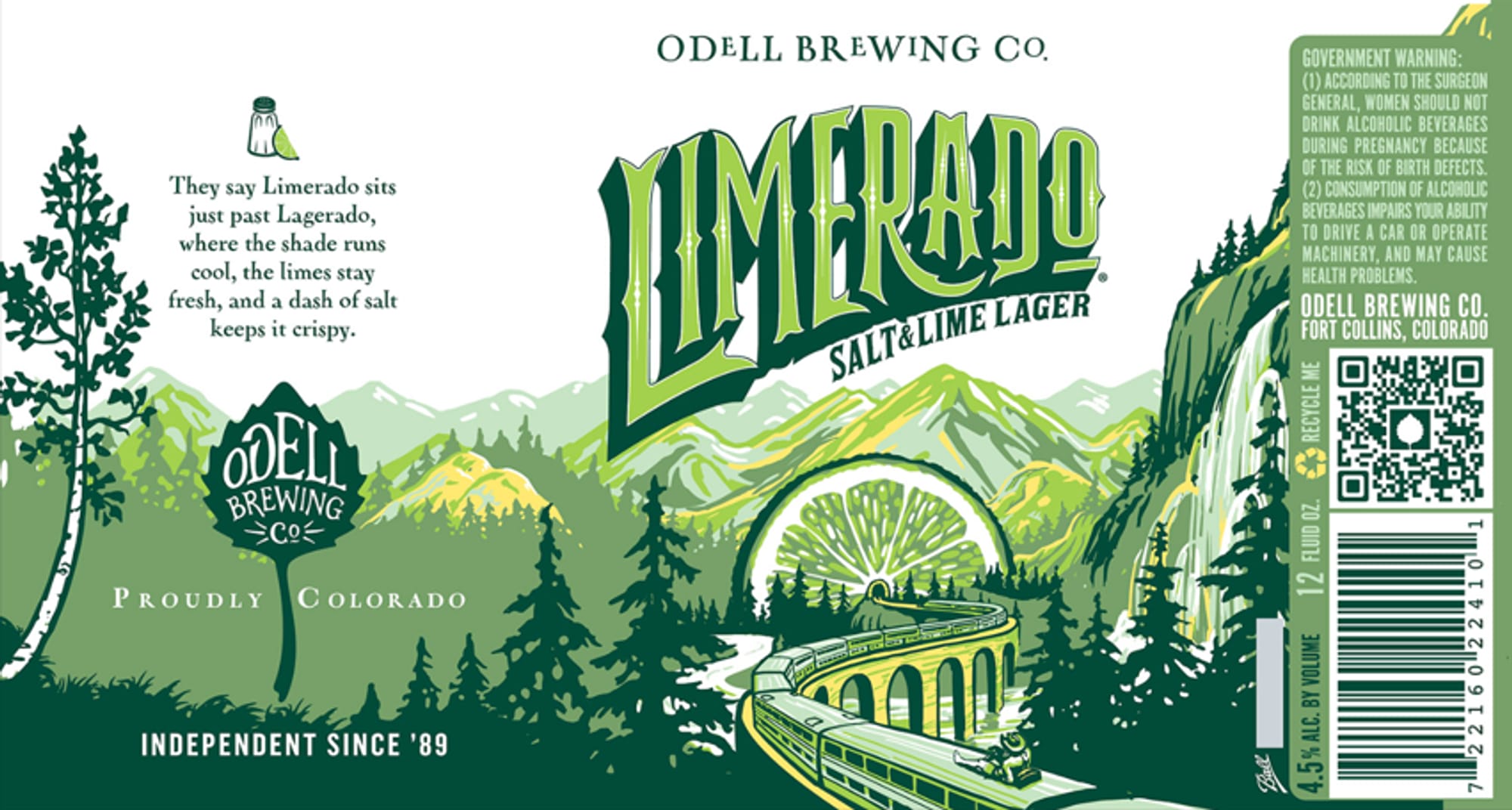 Limerado by OdeIl Brewing Co. - beer label