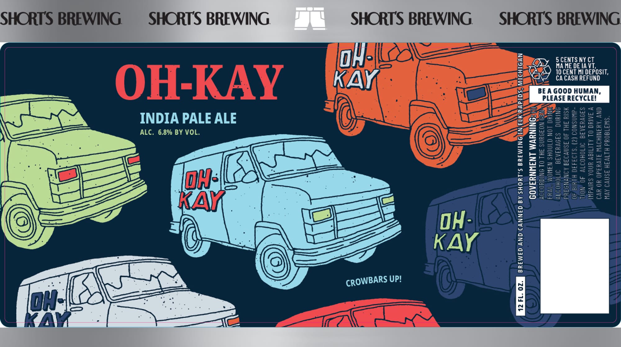 Oh-Kay by Short’s Brewing - beer label