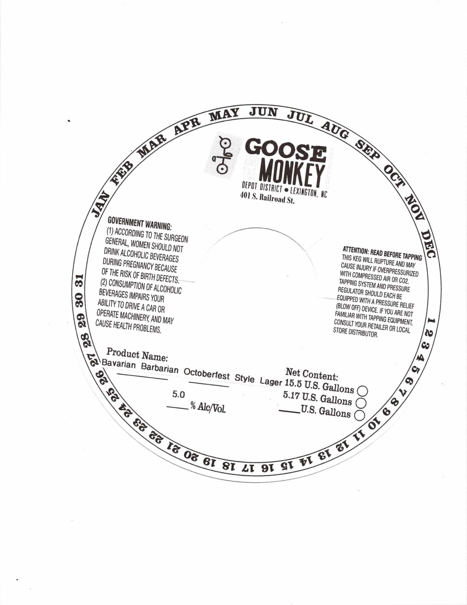 Oktoberfest by Goose Island - beer label