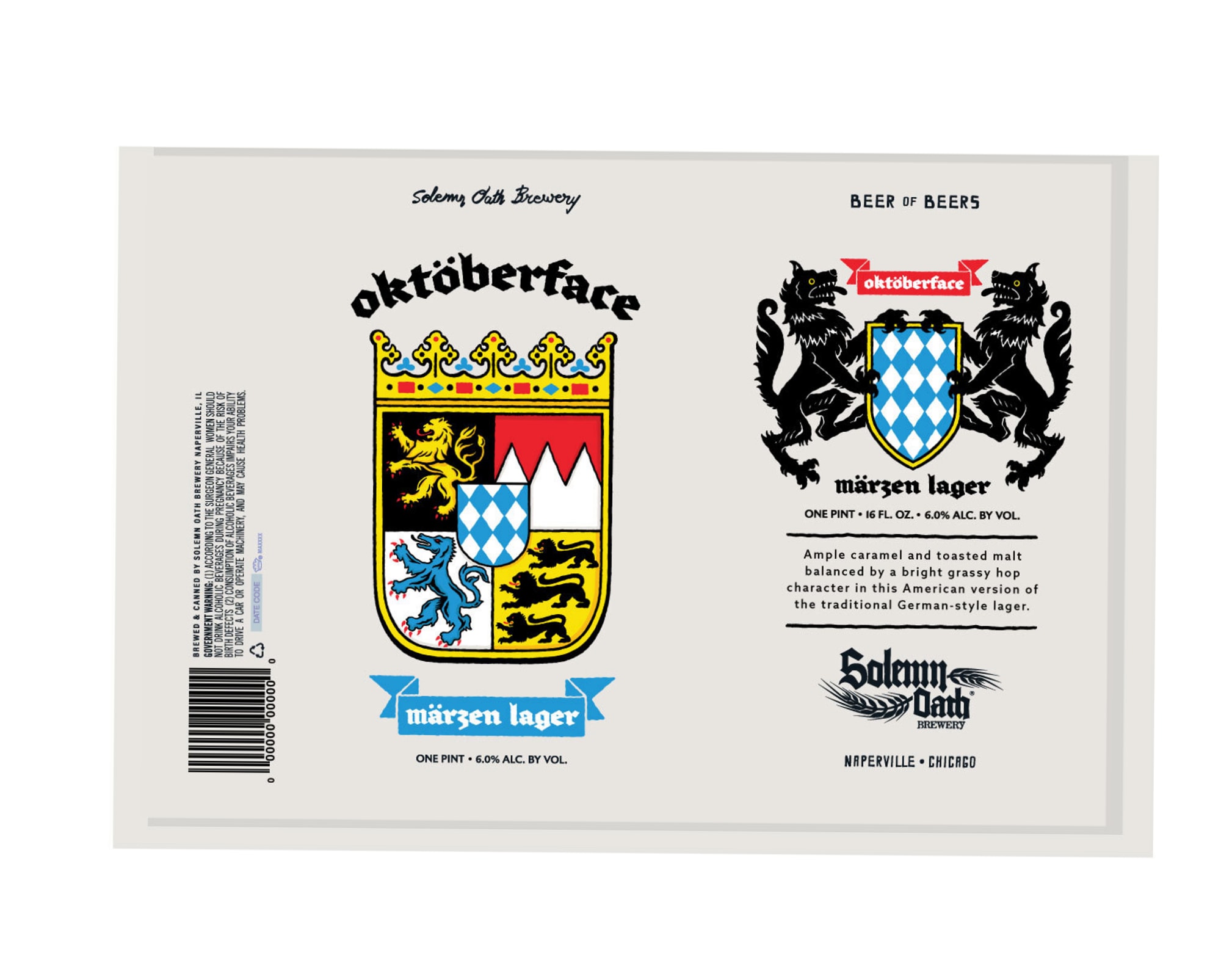 Oktoberfest by Solemn Oath Brewery - beer label