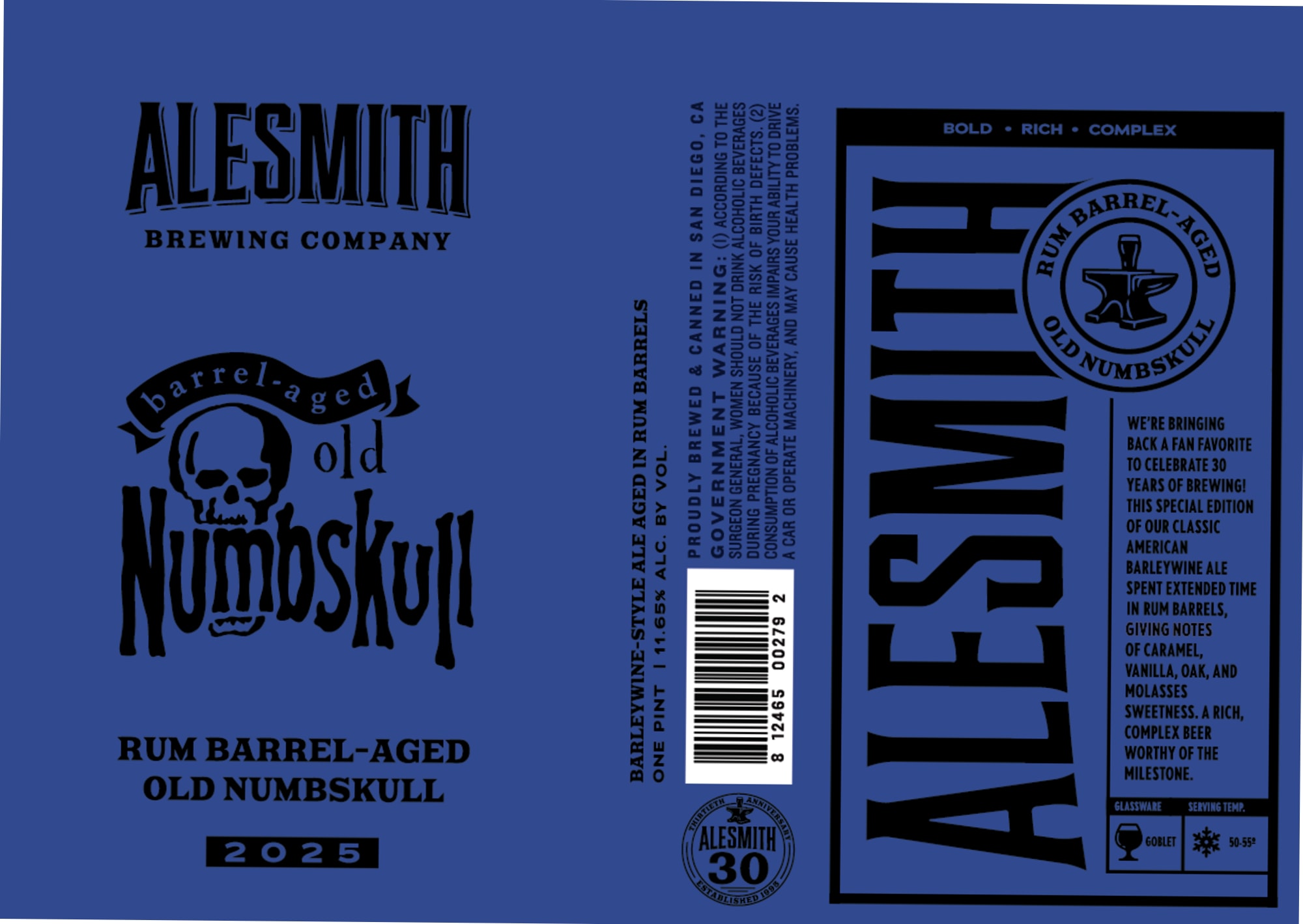 Old Numbskull by Alesmith Brewing Company - beer label