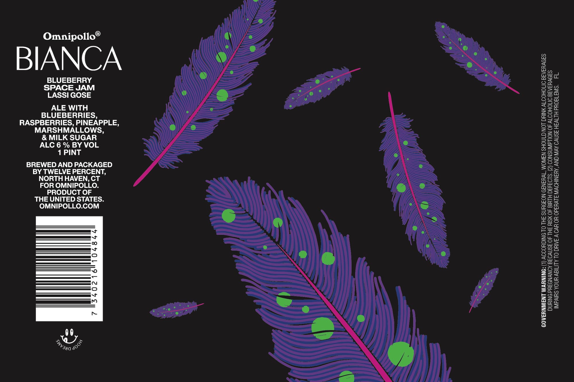 Bianca by Omnipollo - beer label