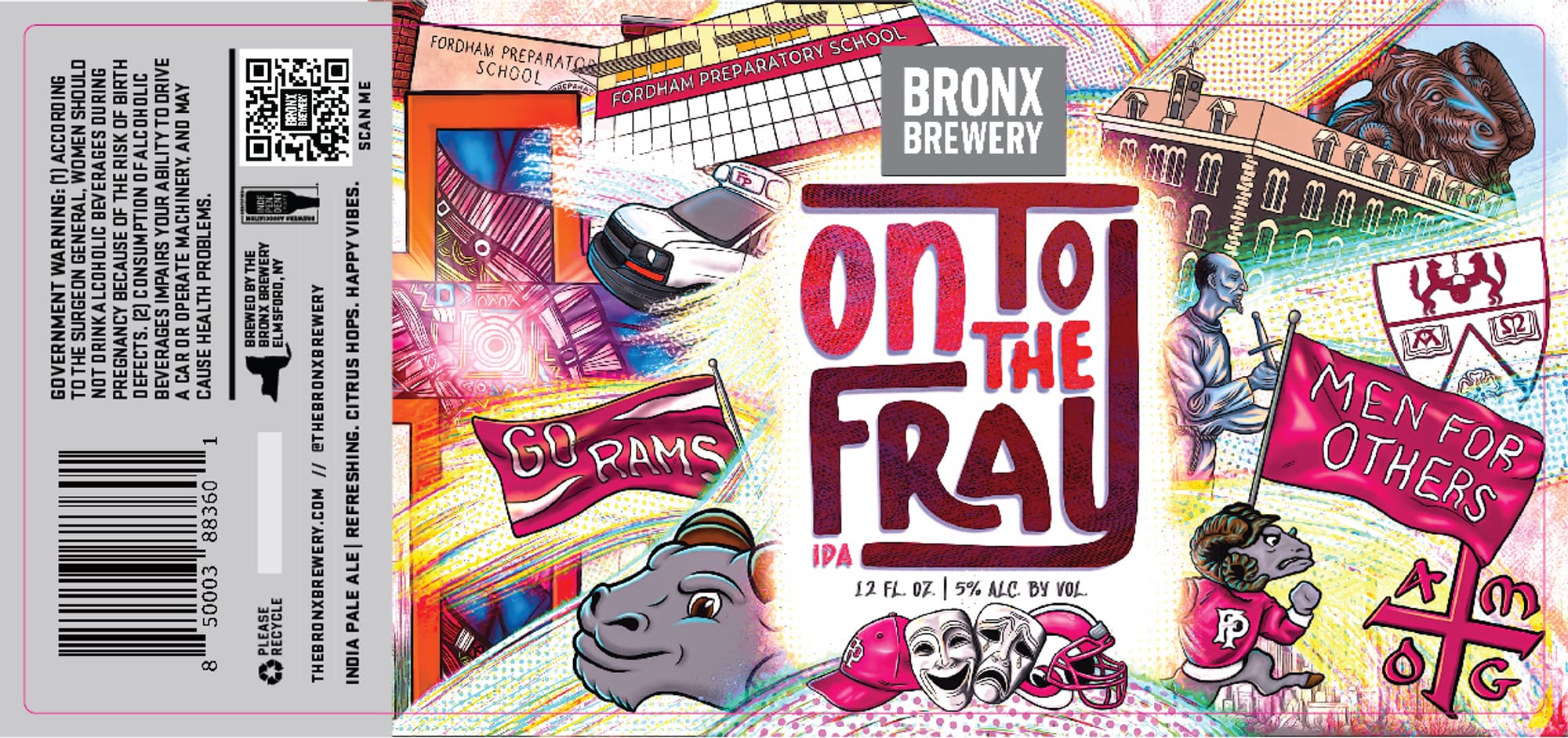 On To The Frau by Bronx Brewery - beer label