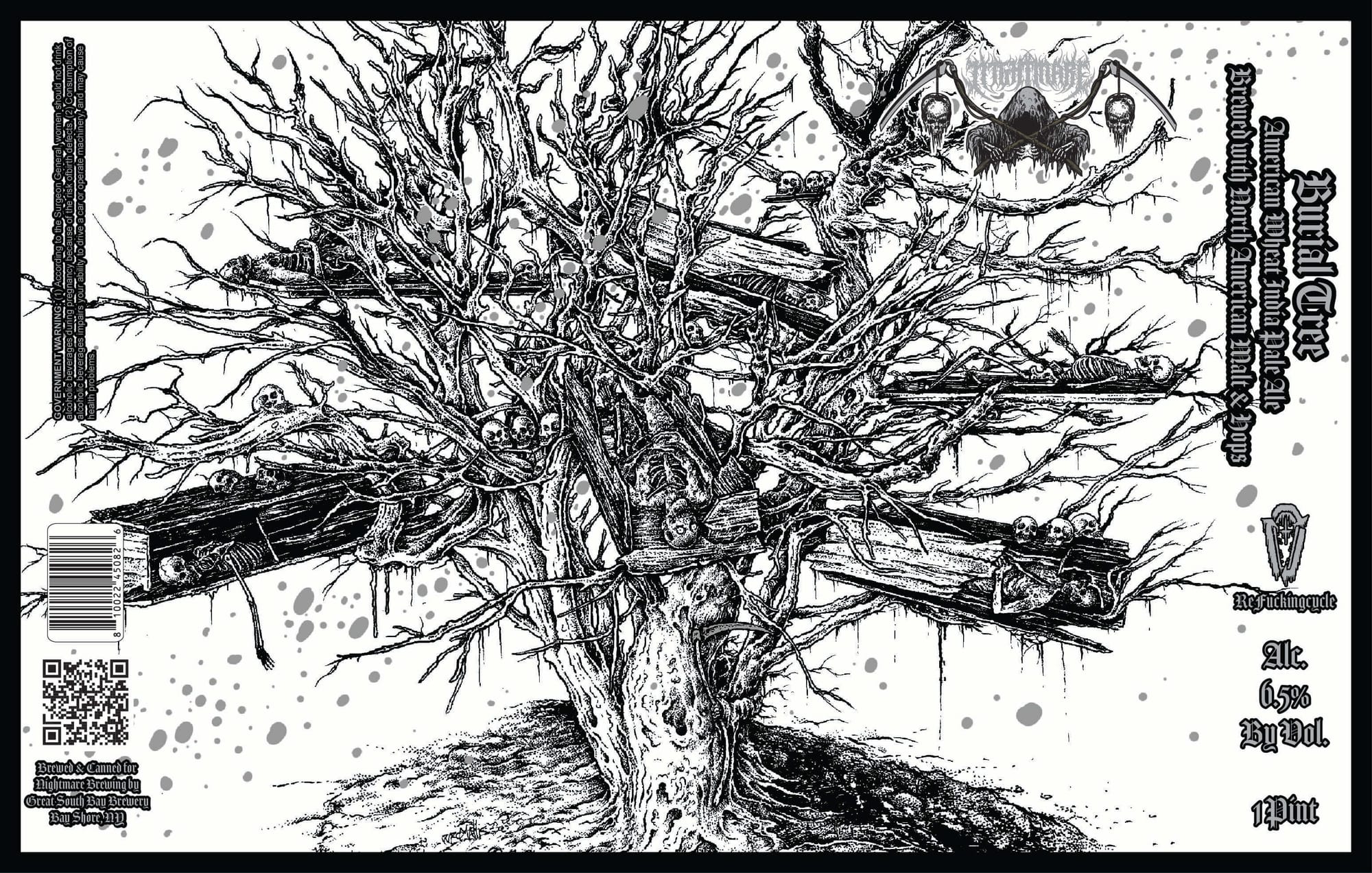 Brutal One by Brewery X - beer label